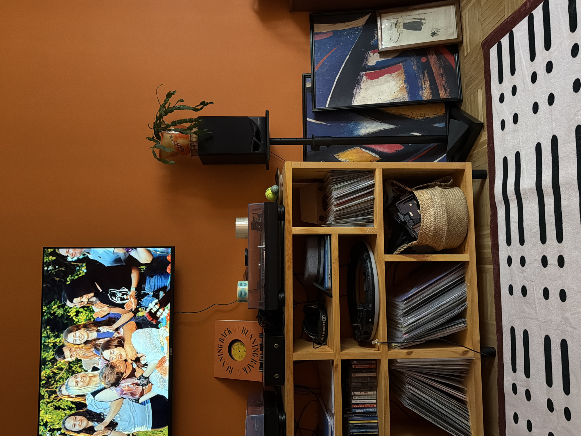 Khimki resident documents cat, art-filled home interior moments