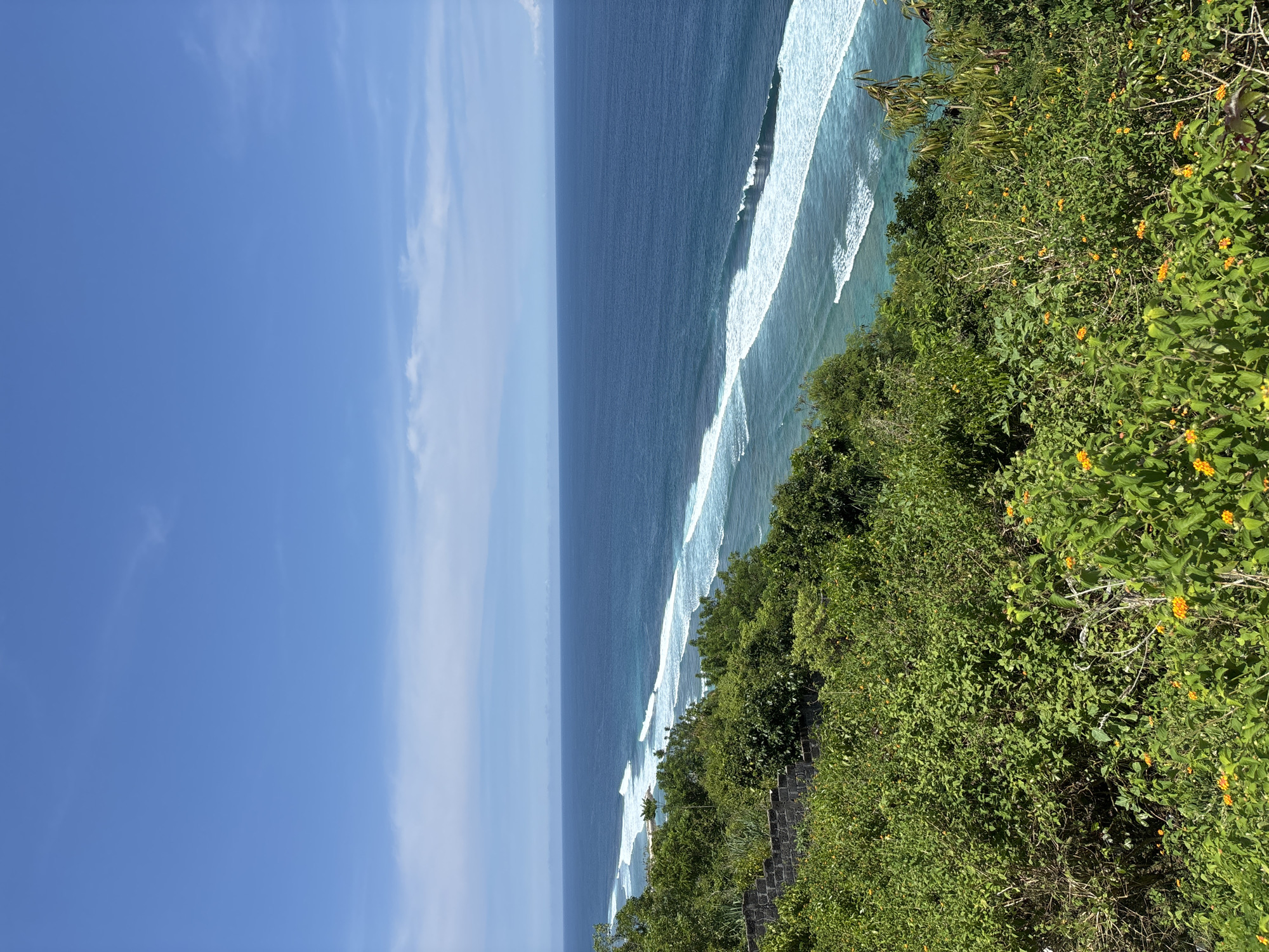 Morning ocean views captured from Ungasan clifftops, Indonesia