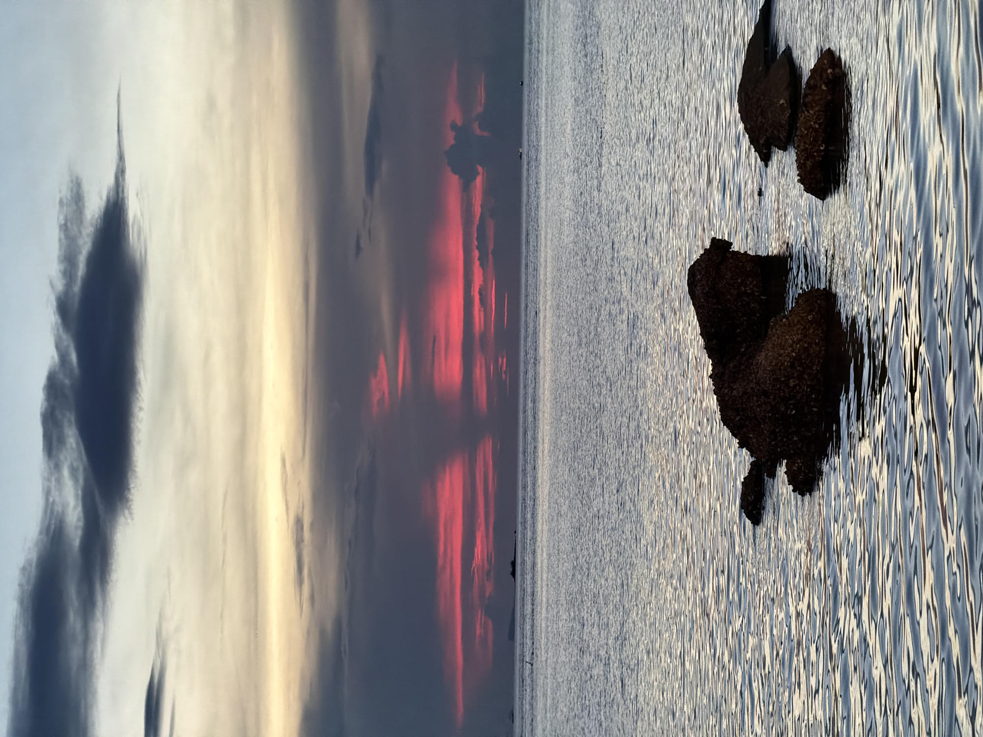 Vivid Gulf sunset from the shores of Baan Bo Phut