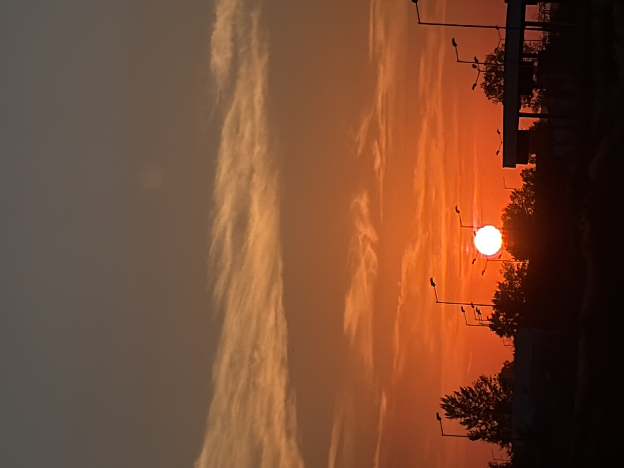 Sunset colors over Aidemir, Bulgaria