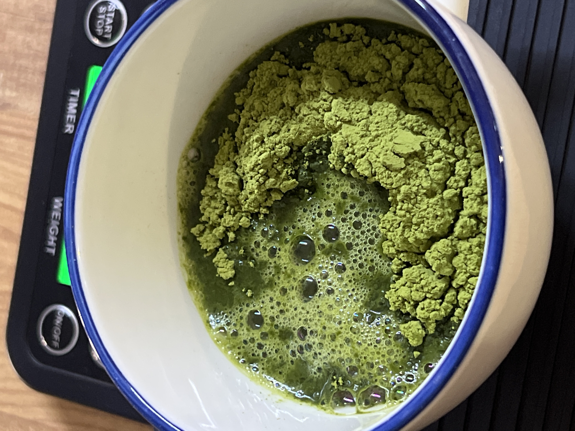 Matcha drink prep, start to finish, at an Antalya café
