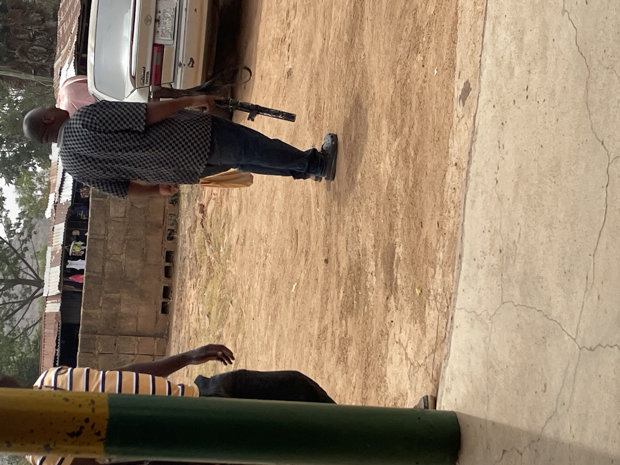 Daytime scene captured in semi-urban Jos, Nigeria