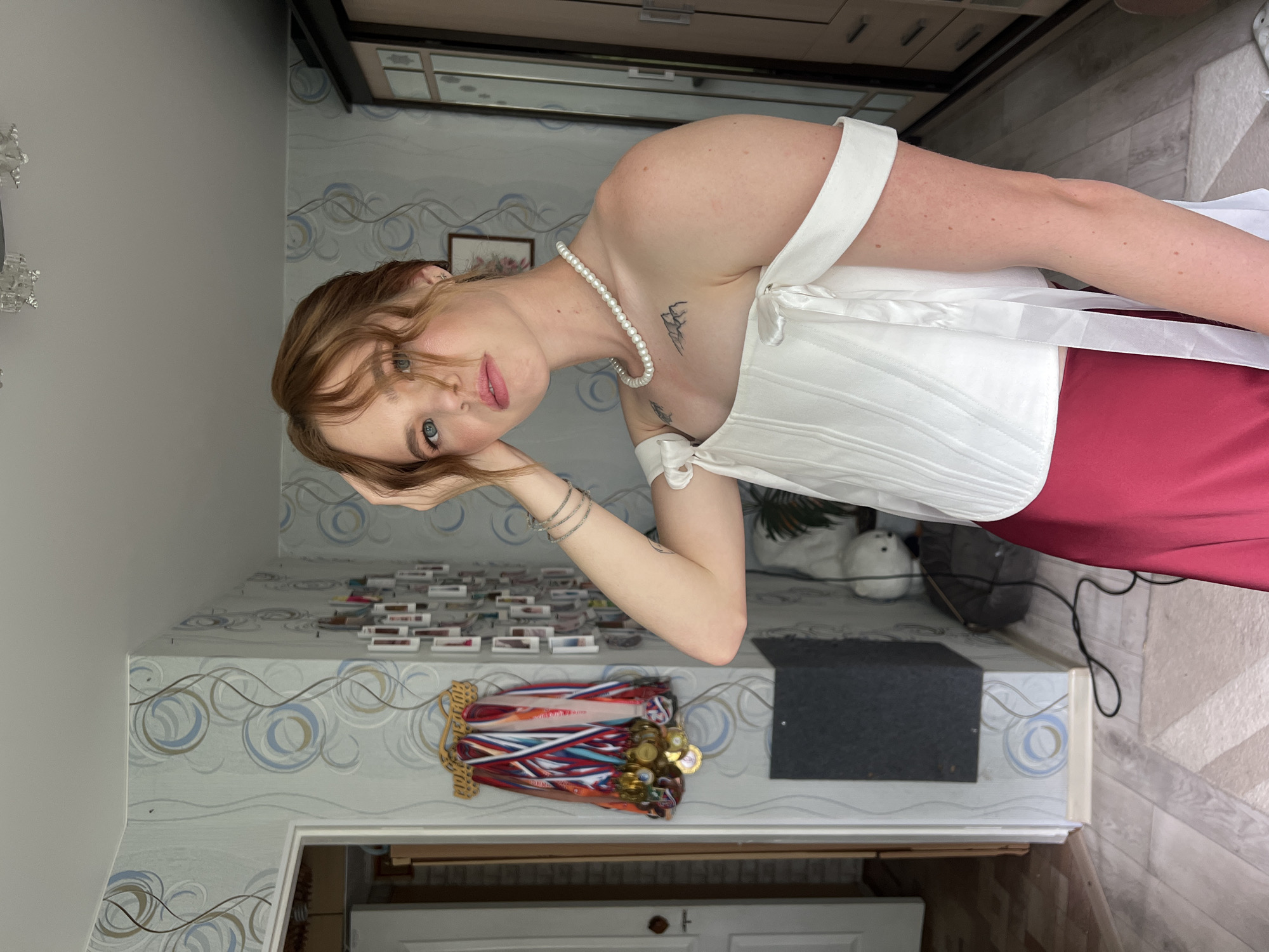 Getting ready for a celebration in Chaikovsky, Russia
