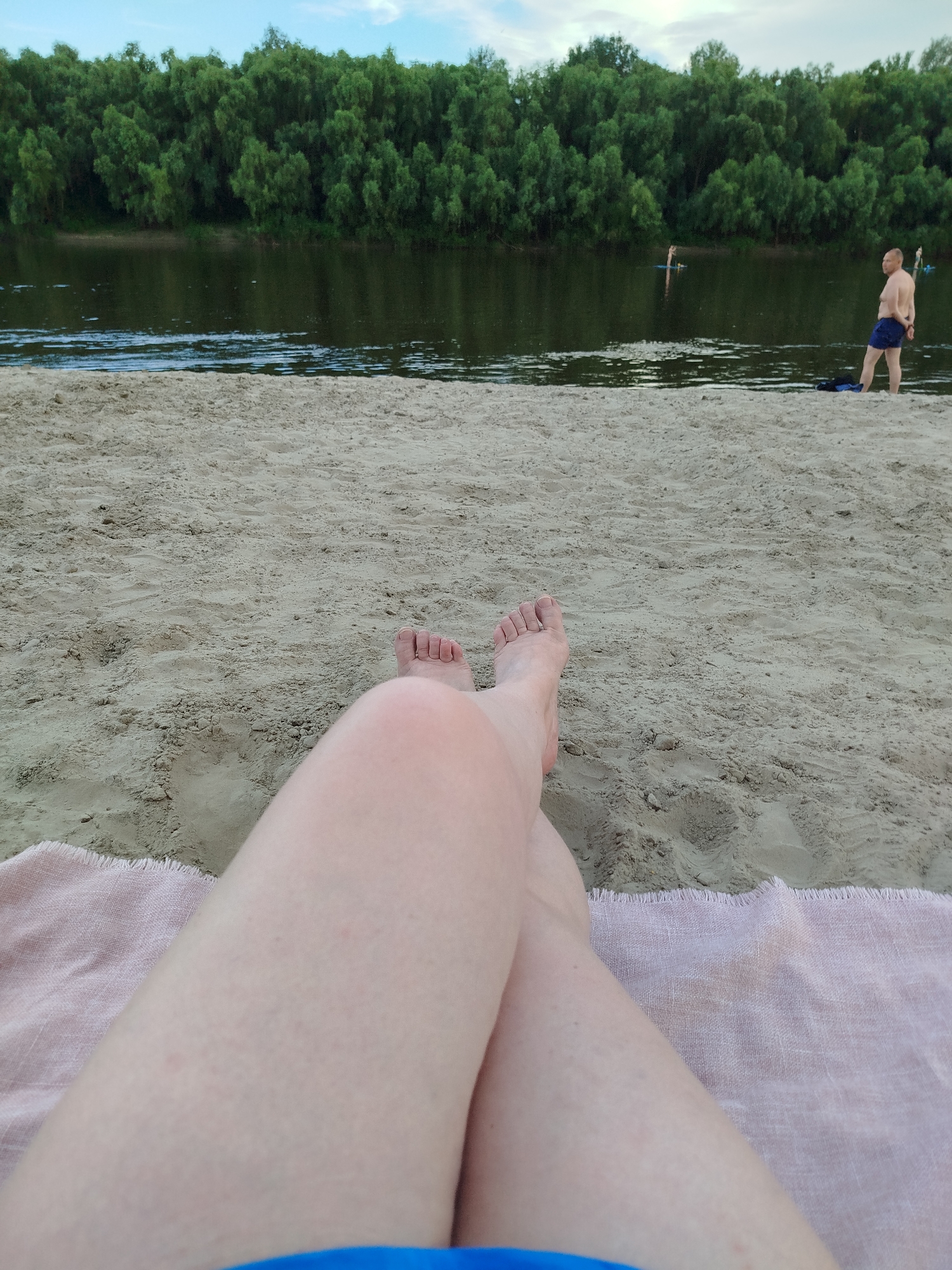 Summer day on the Desna River, Chernihiv