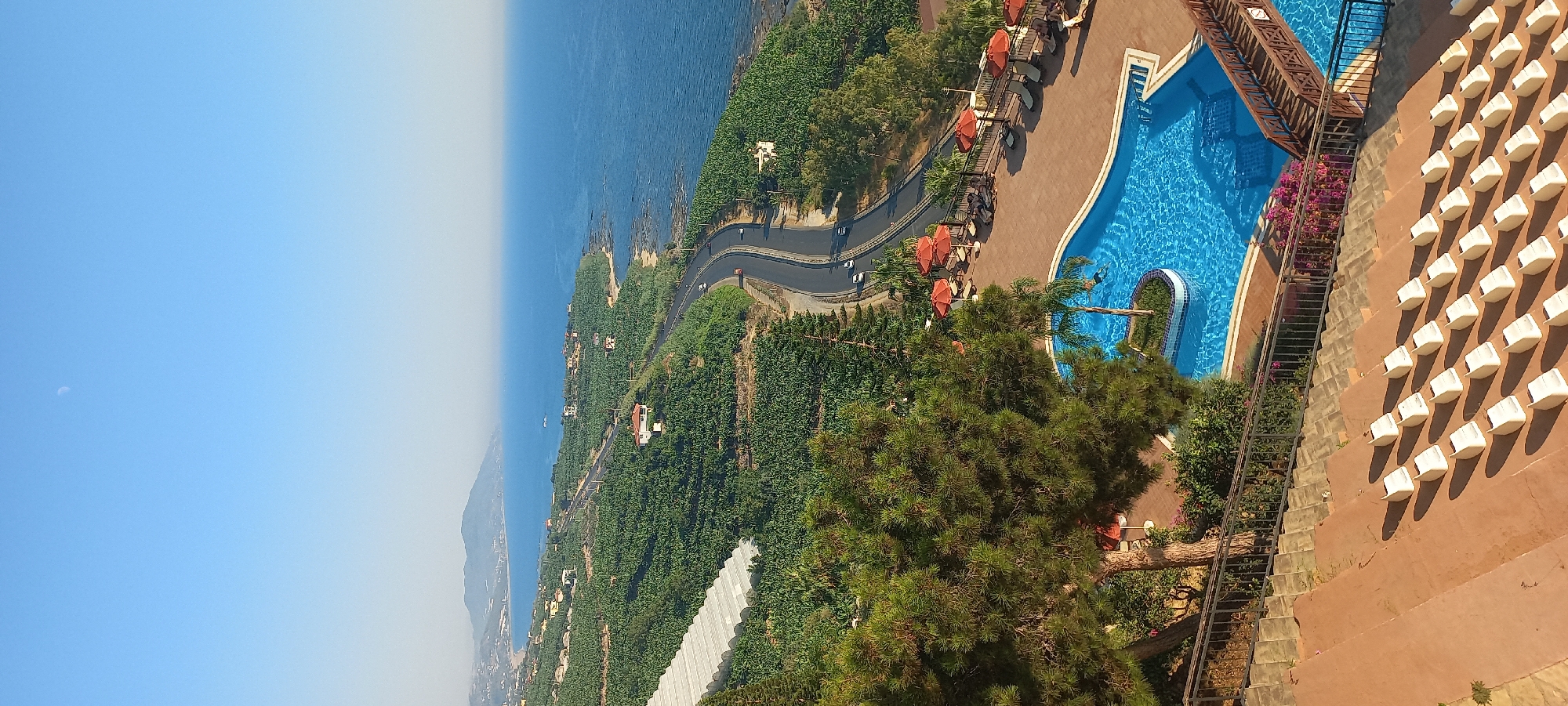 Lazy resort afternoon in Alanya, Turkey.