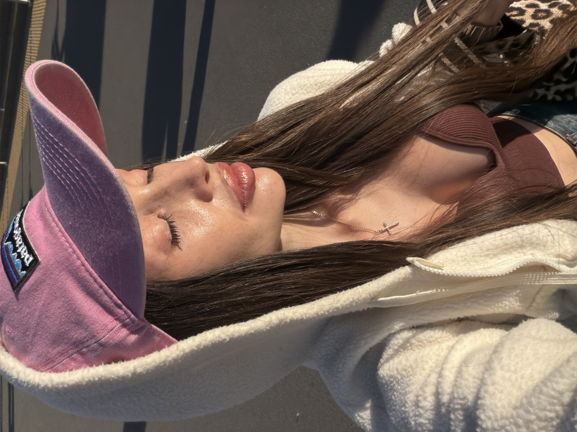 Golden hour profile shot in Saint Petersburg, casual outdoorsy style