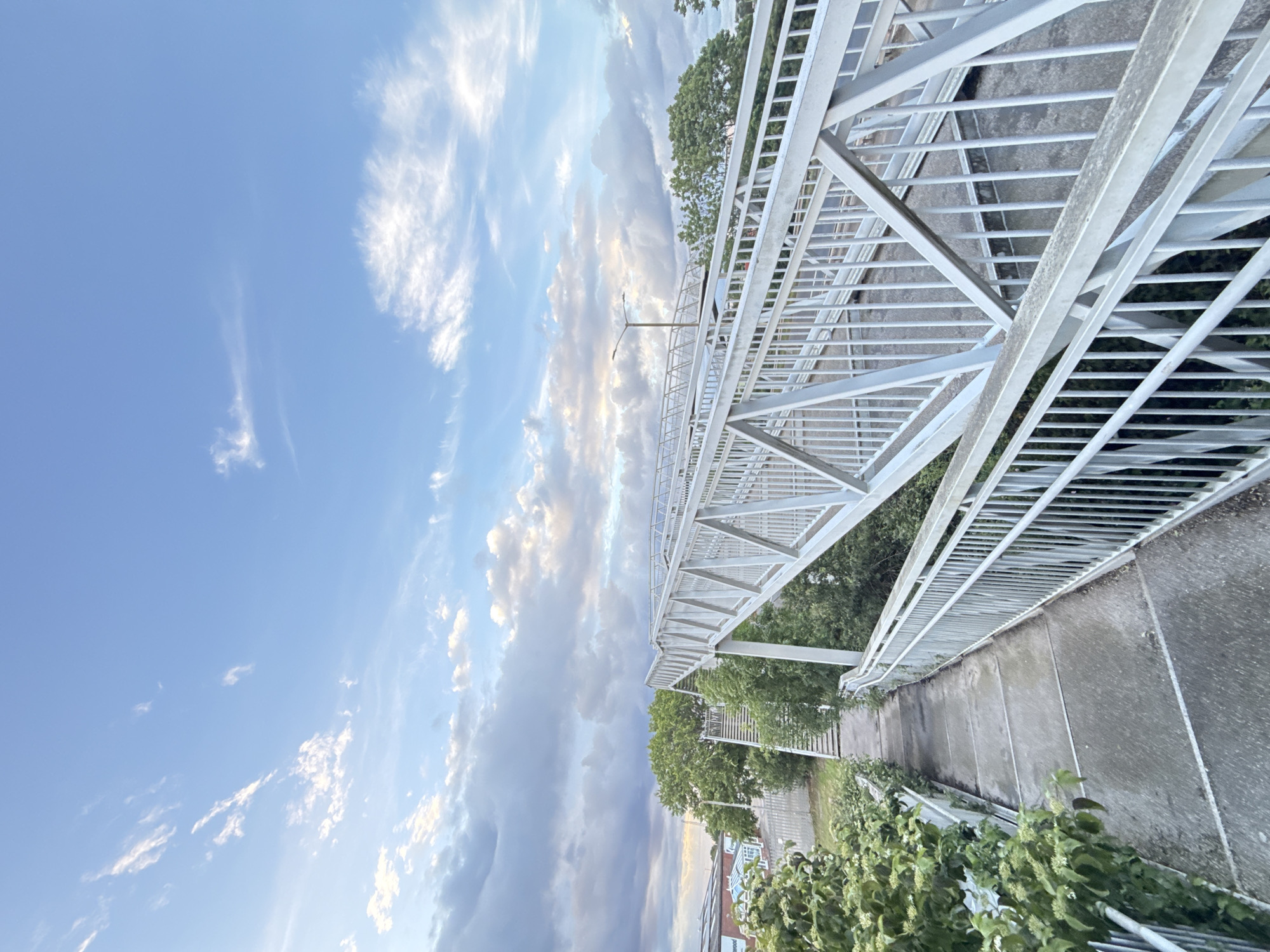 Pedestrian bridge documented over three hours in Great Yarmouth