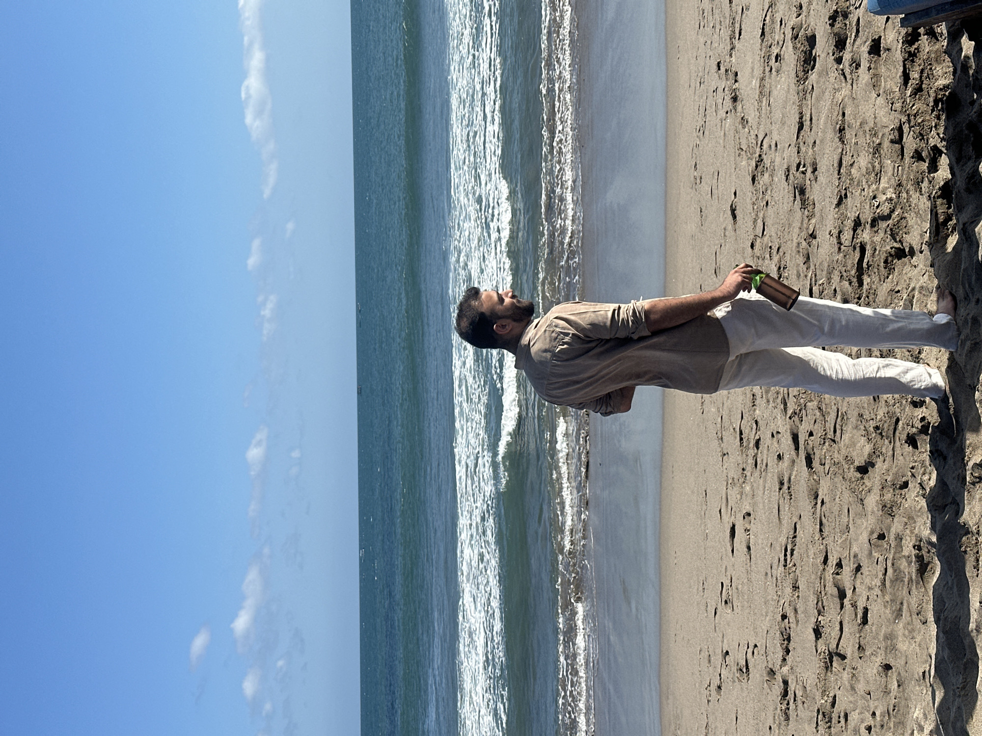 Laid-back beach morning at North Kuta's shoreline