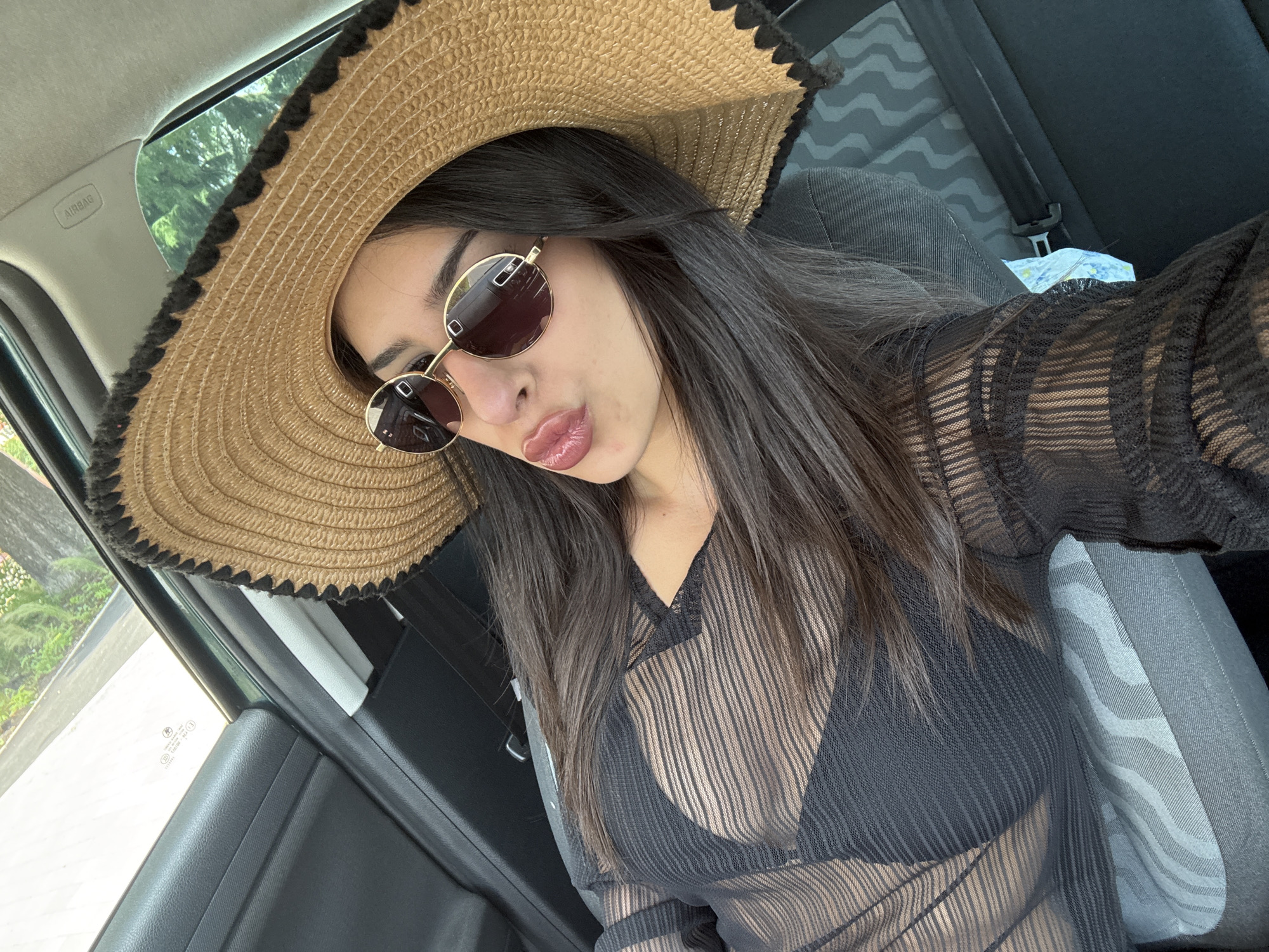 Woman observed in vehicle passenger seat in Burgas, Bulgaria