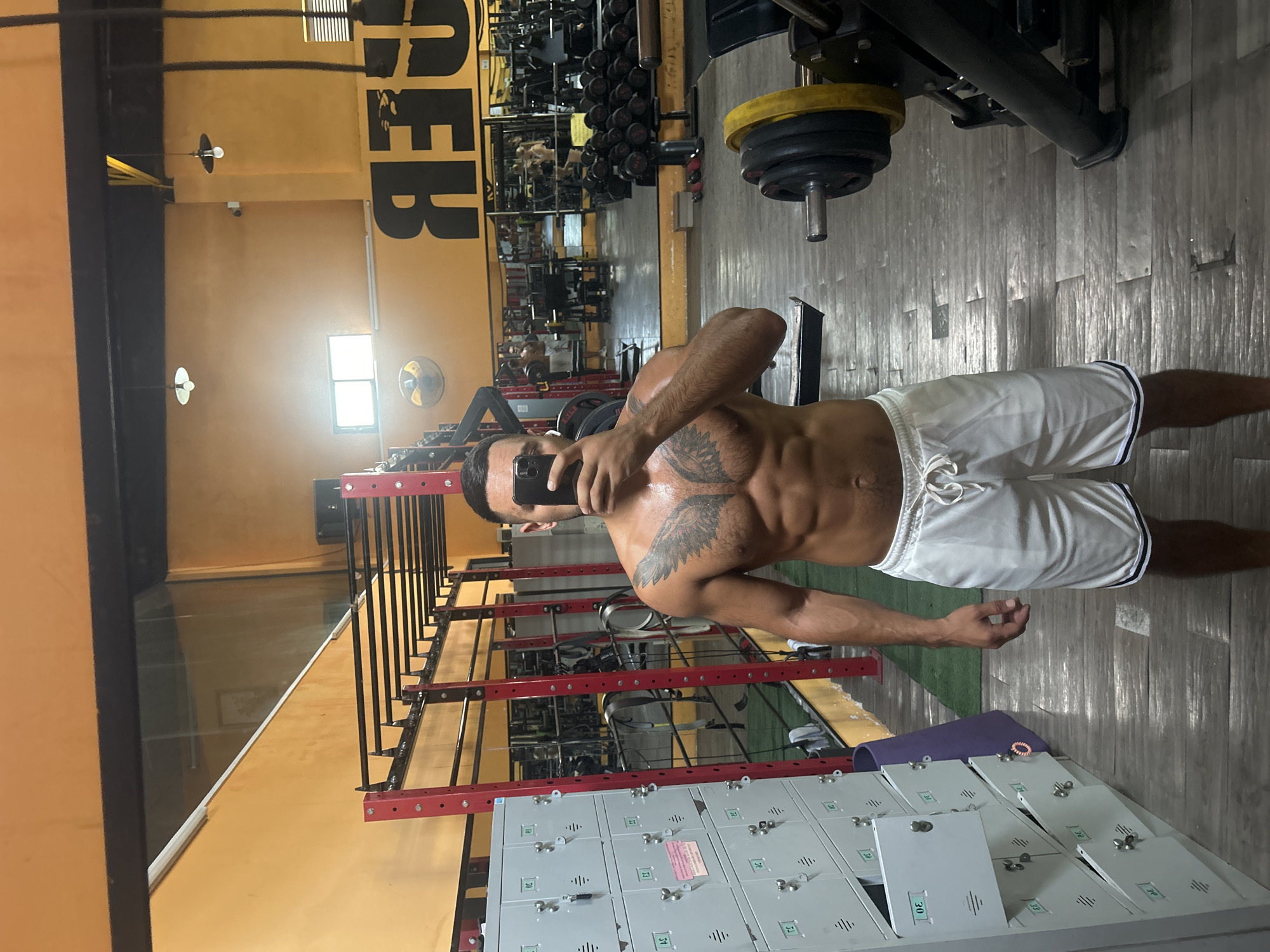 Gym workout session in Nha Trang, multiple exercises covered