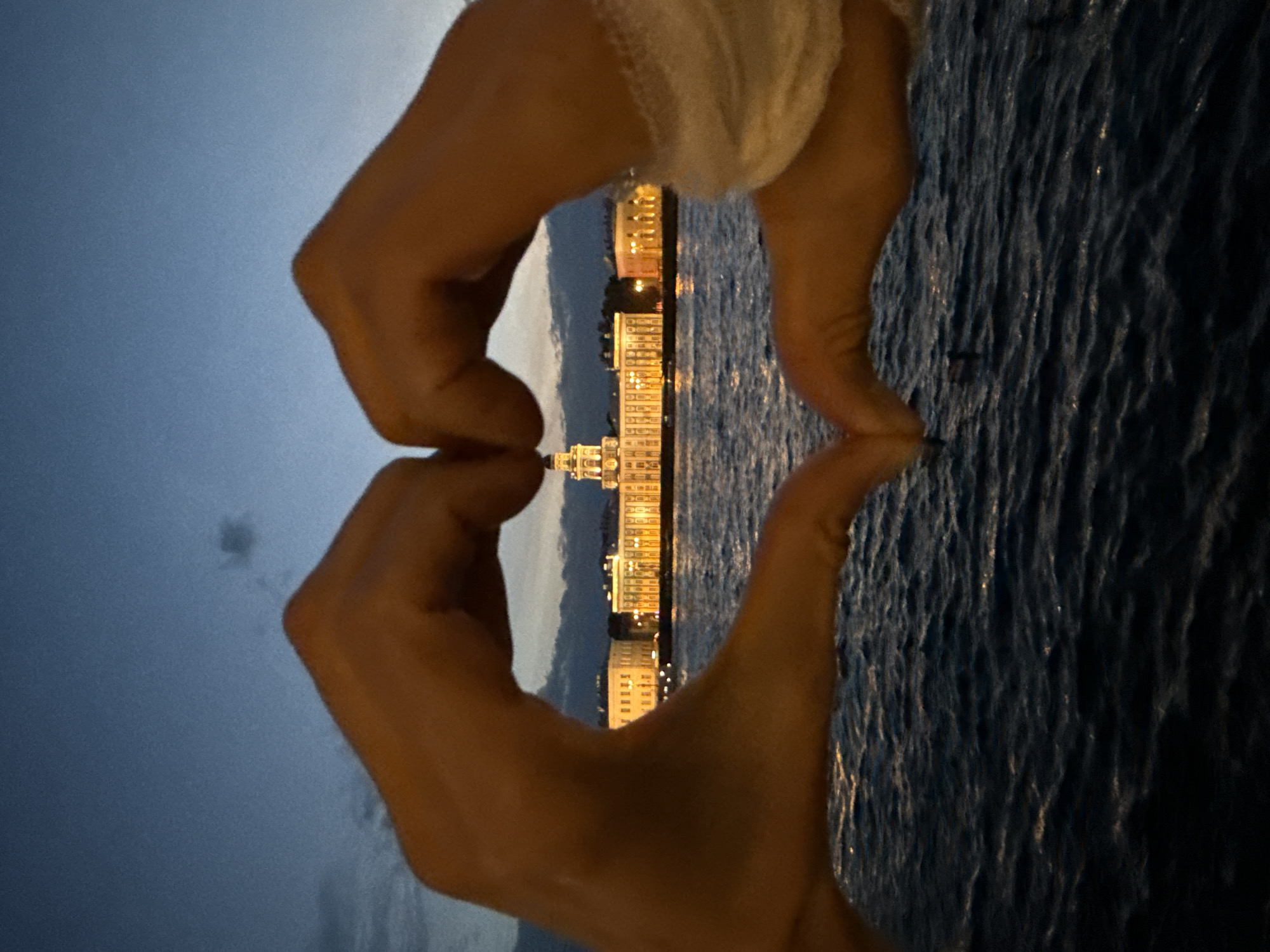 Evening gatherings along Saint Petersburg's illuminated Neva River embankment