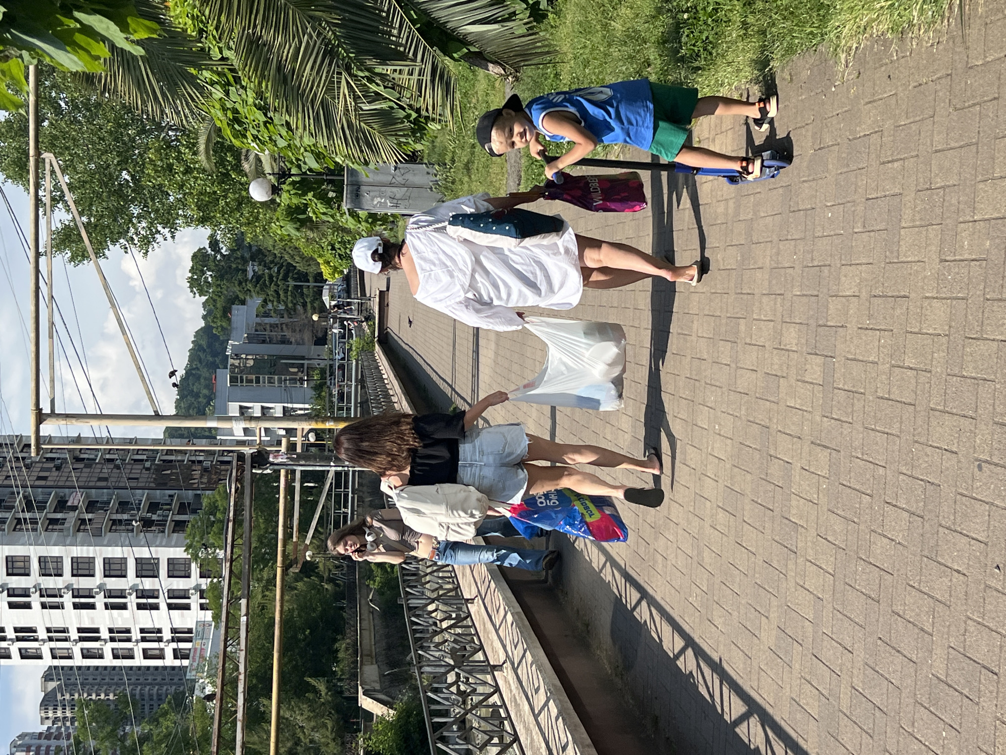 Summer afternoon life unfolds across Sochi's streets and beaches