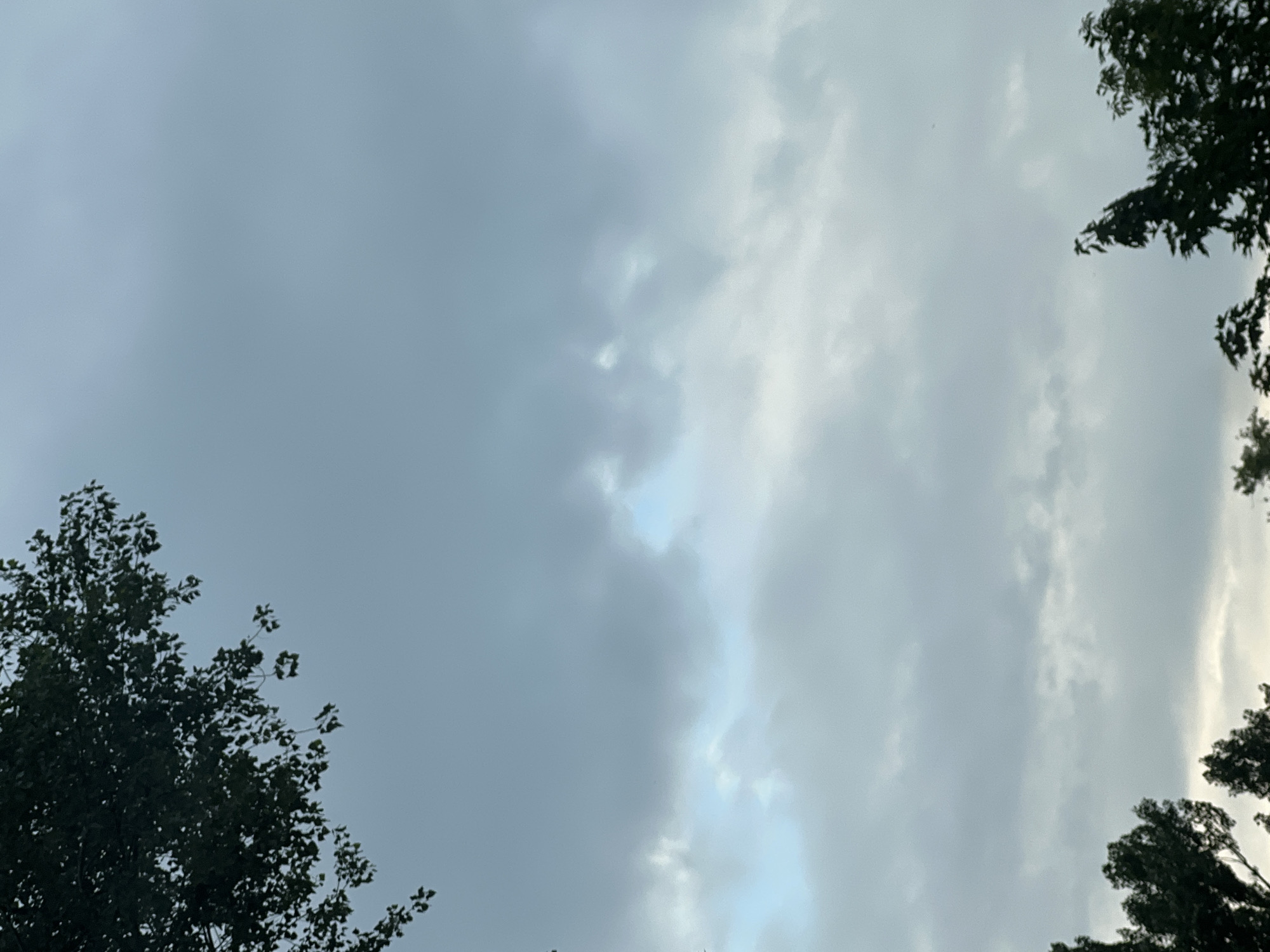 Warsaw skies turn heavy on a stormy summer afternoon