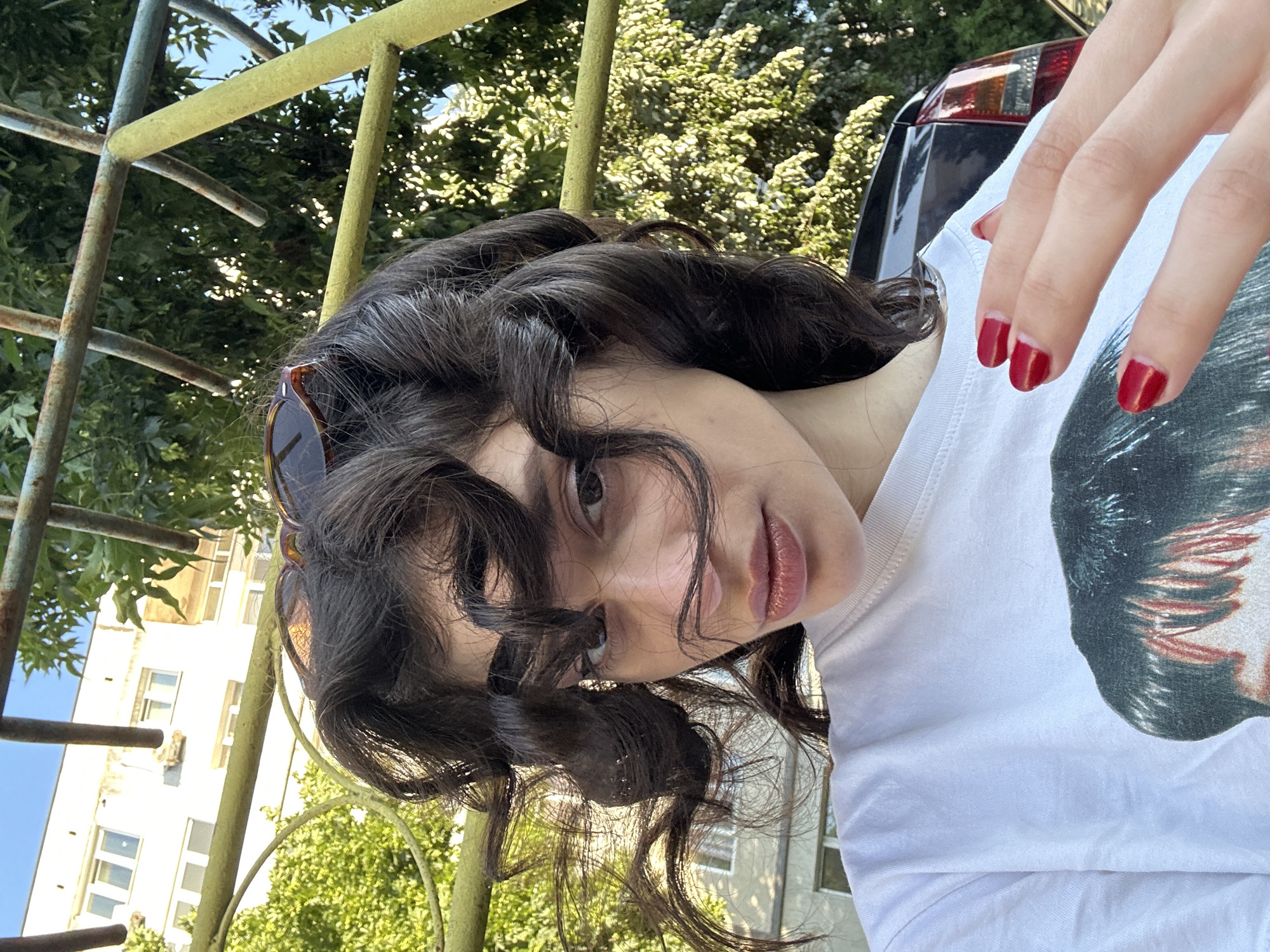 Afternoon in Sofia: selfies, snacks, a cat, and sparkling wine