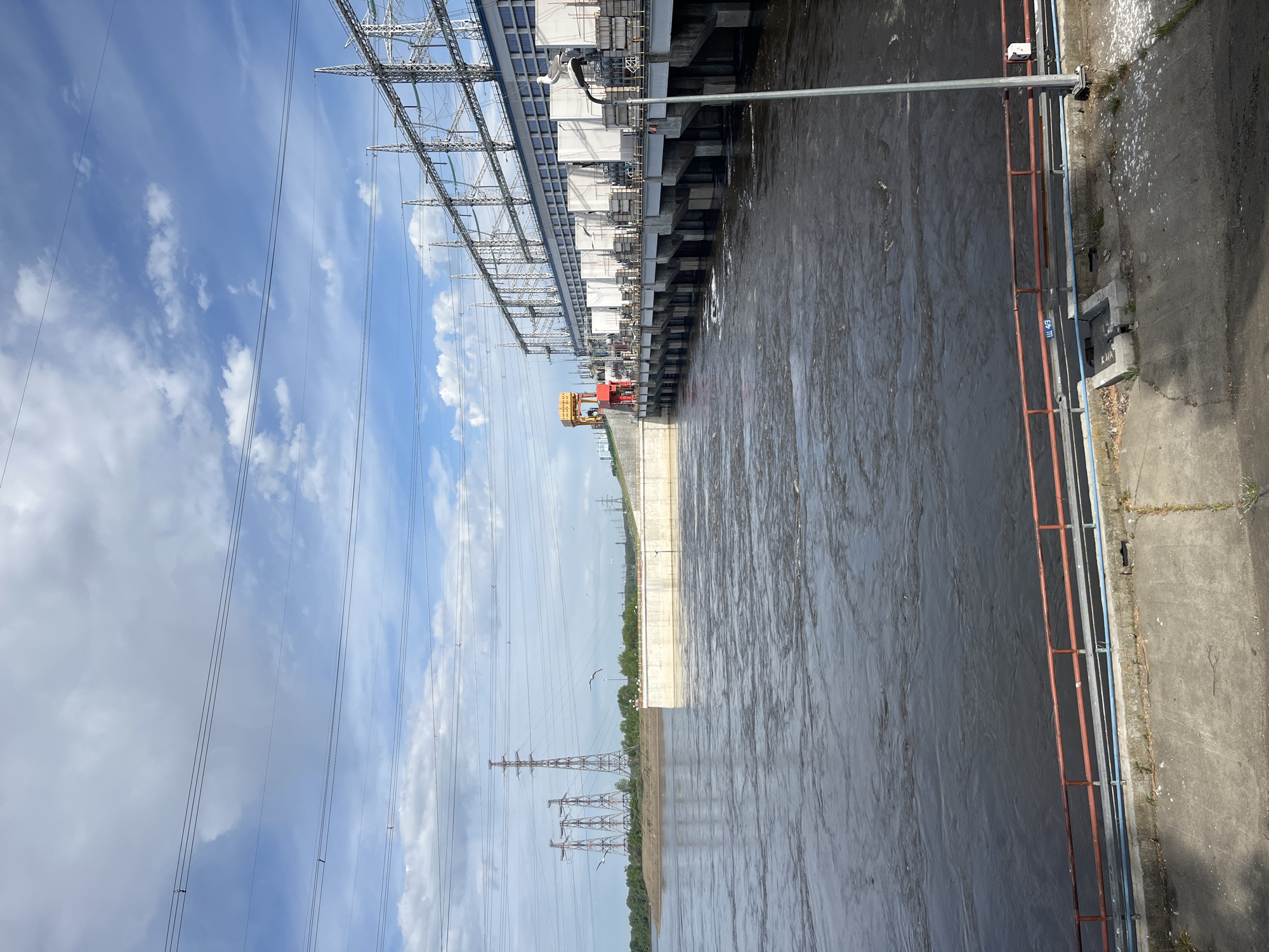 Hydroelectric station operations observed in Chaikovsky, Russia