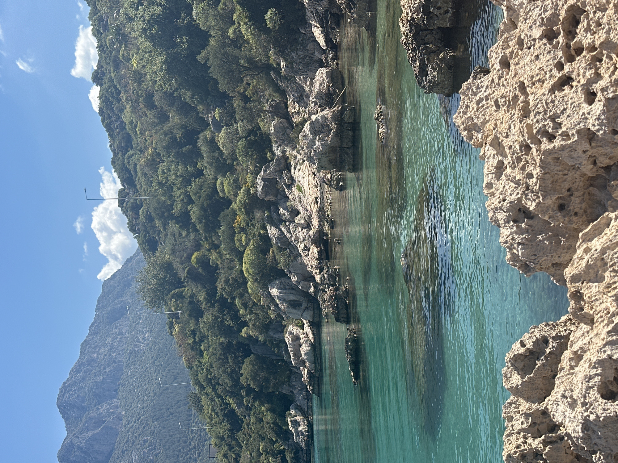 Mediterranean coastal scene documented in Kaş, Turkey