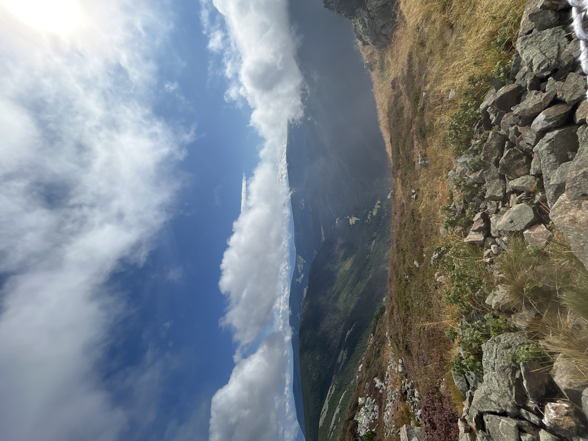 Late summer ridge walk above Pec pod Sněžkou, Czechia