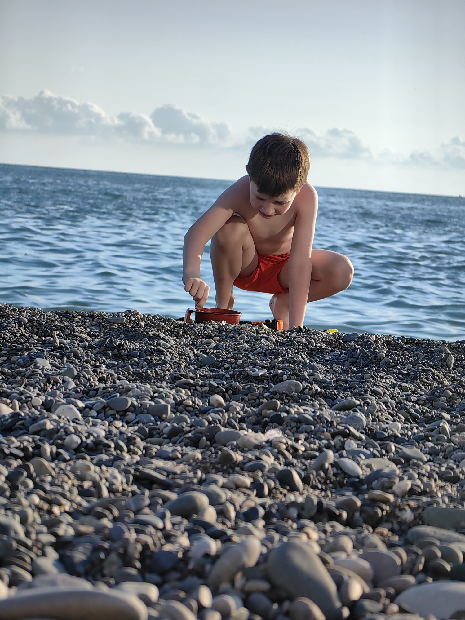 Afternoon on the Black Sea: Sochi beach day in full swing