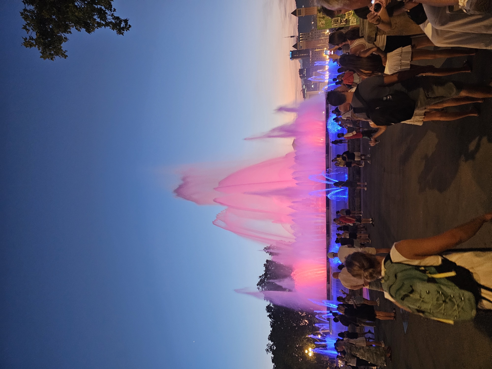 Magic Fountain of Montjuïc light show draws crowds at dusk