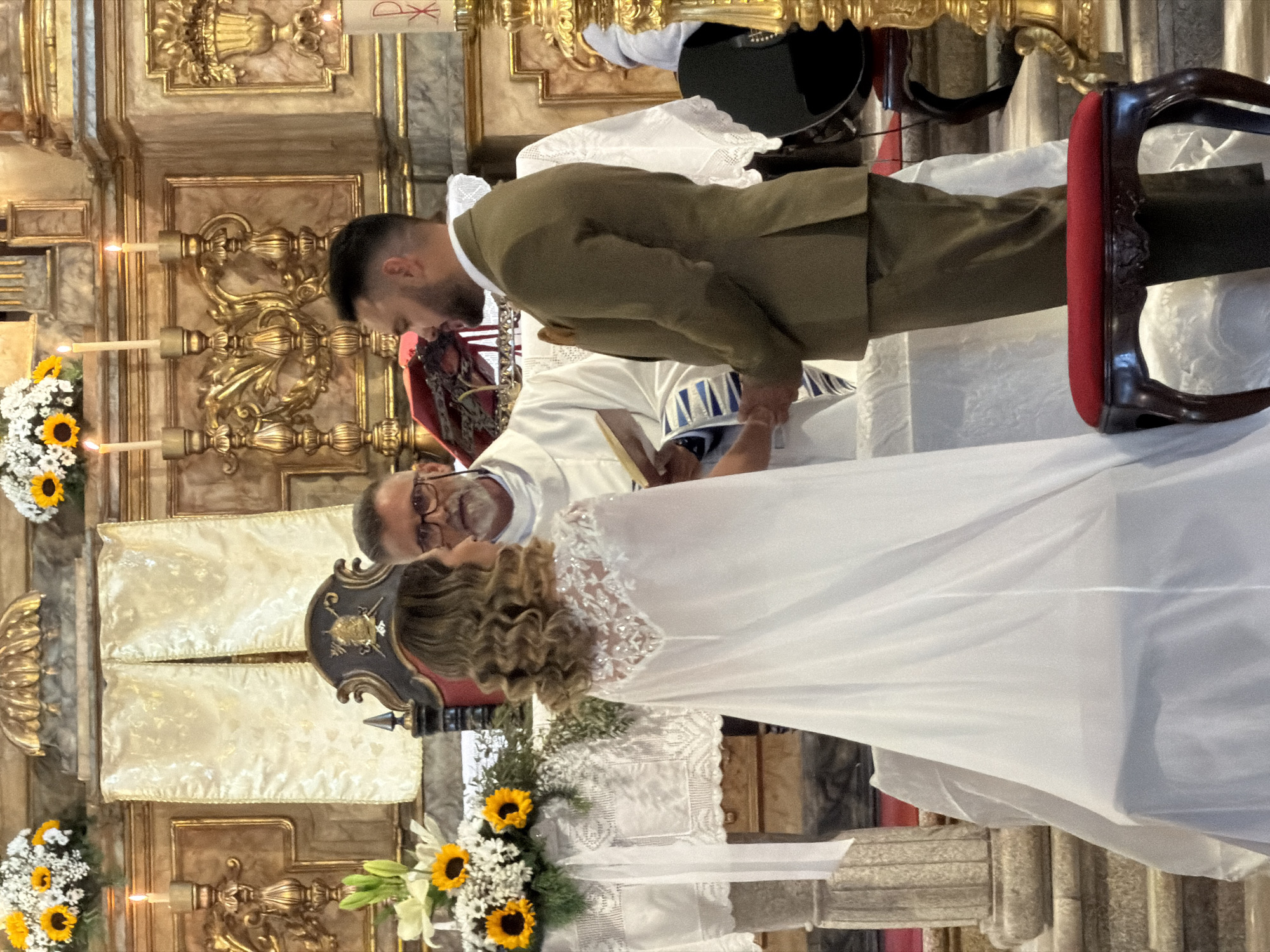 Wedding ceremony held at historic church in Vila Real, Portugal