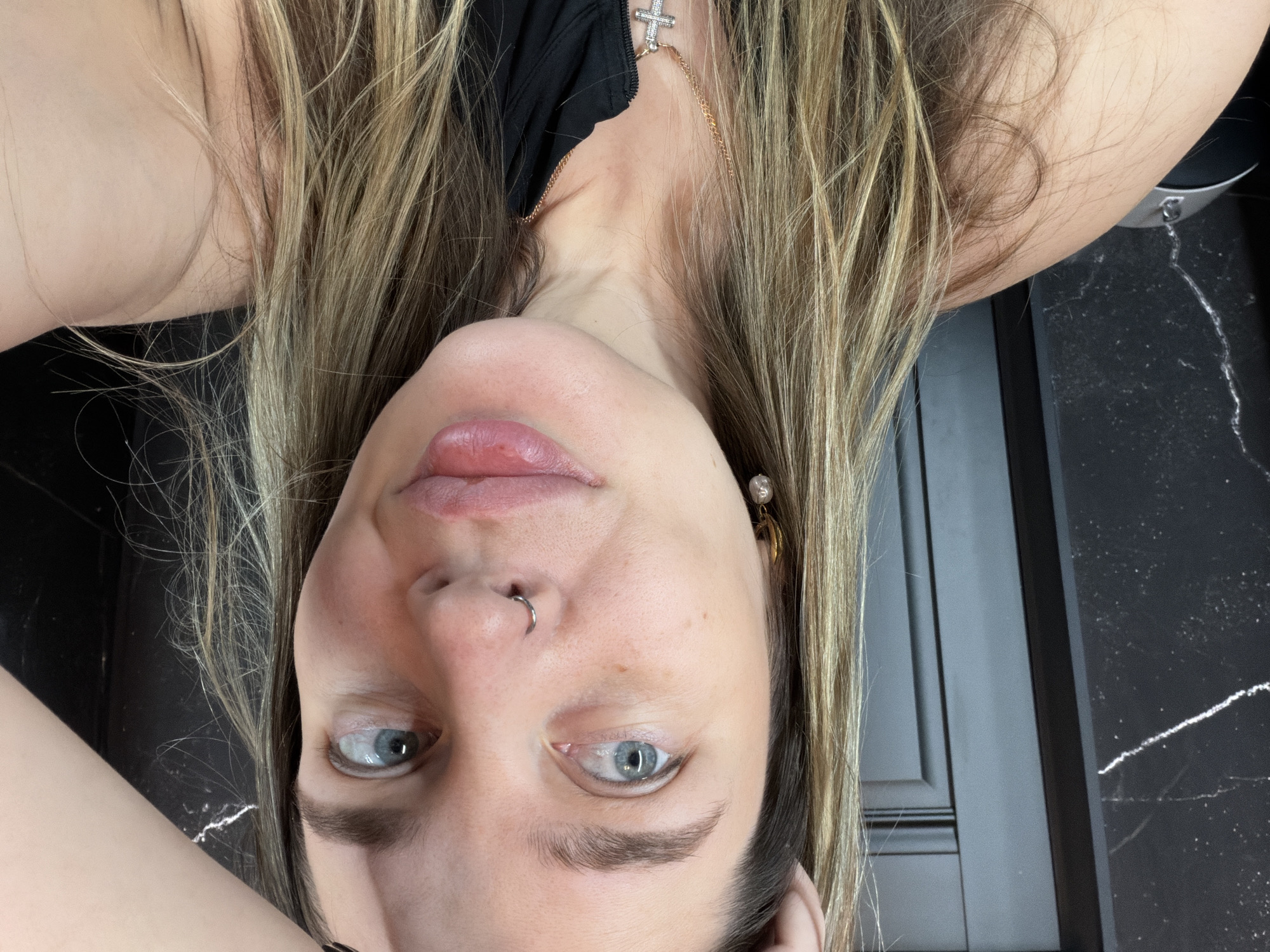 Woman photographed from multiple angles during morning hours