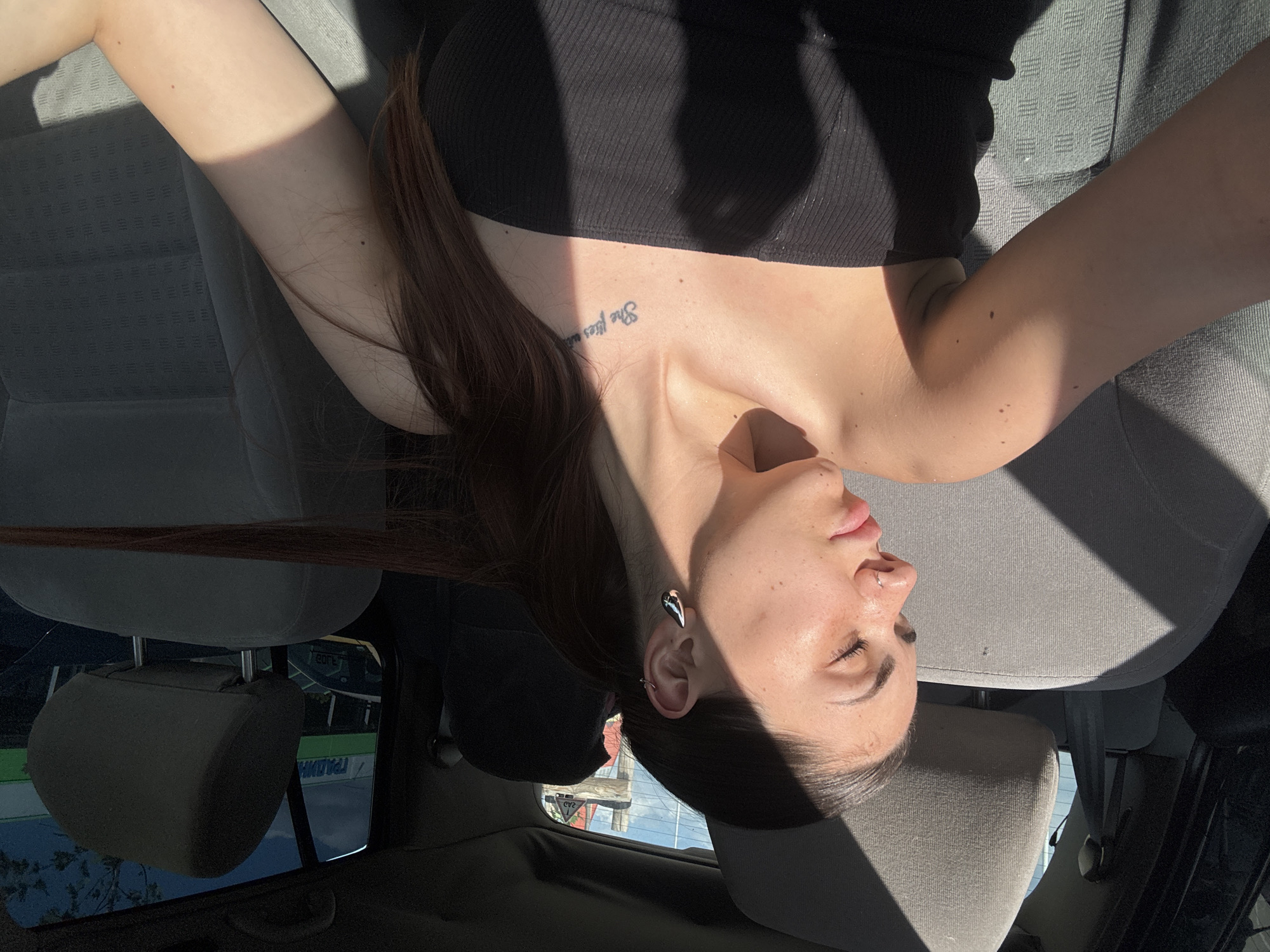 Family activities, vehicle cleaning documented in Sofia parking lot