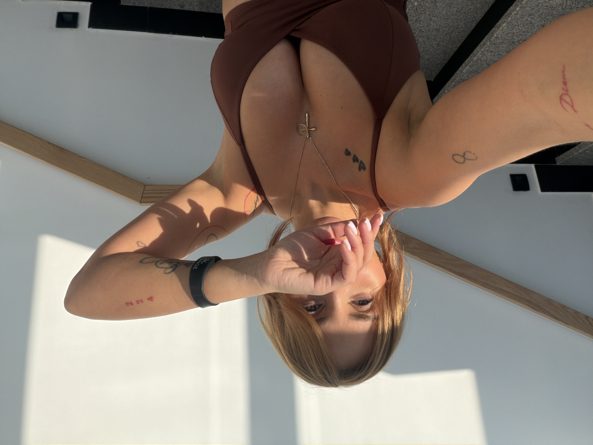 Woman's selfie and gym footage recorded in Yerevan