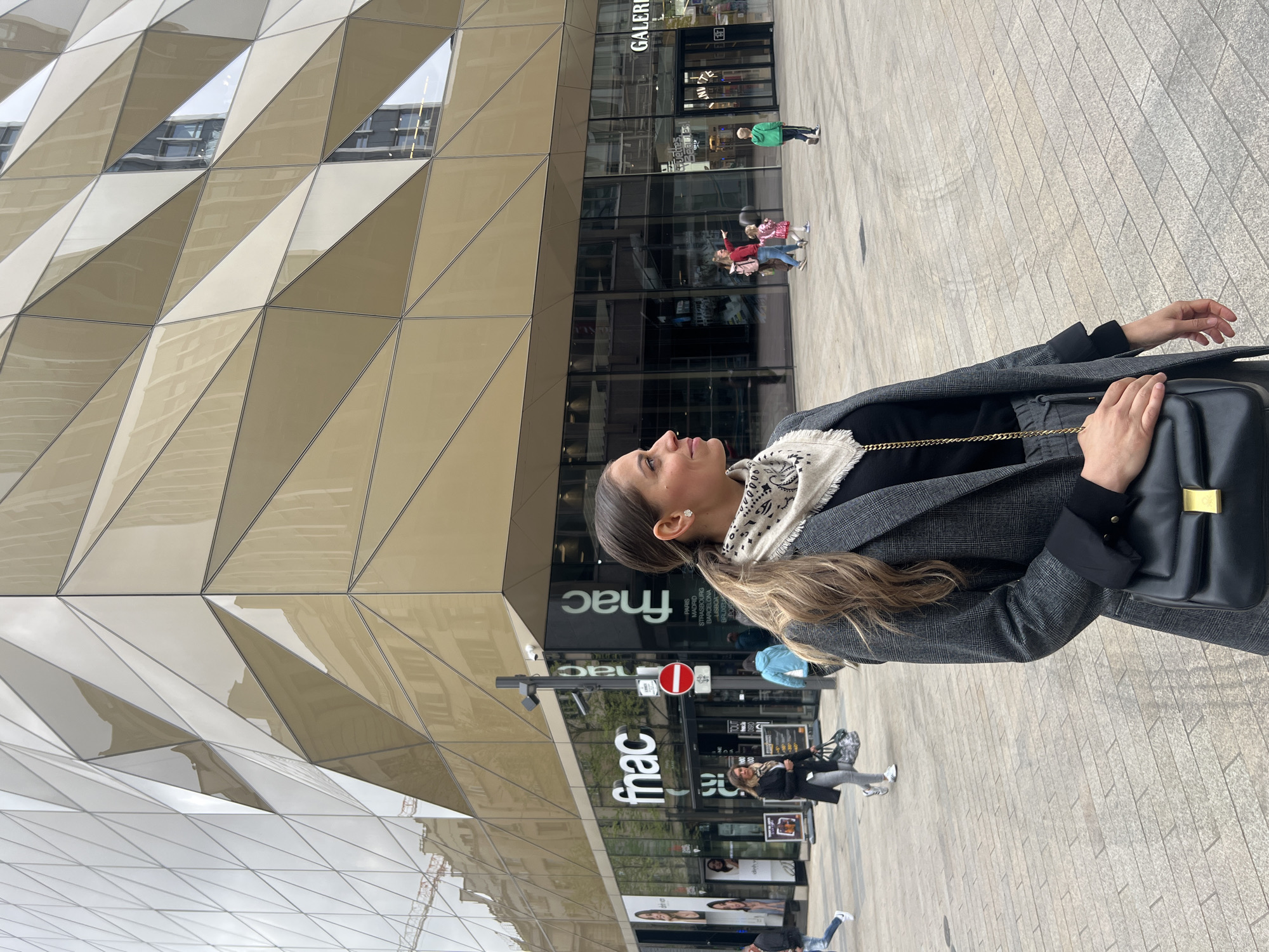 Morning moments in Luxembourg: outdoor scene and coffee sharing