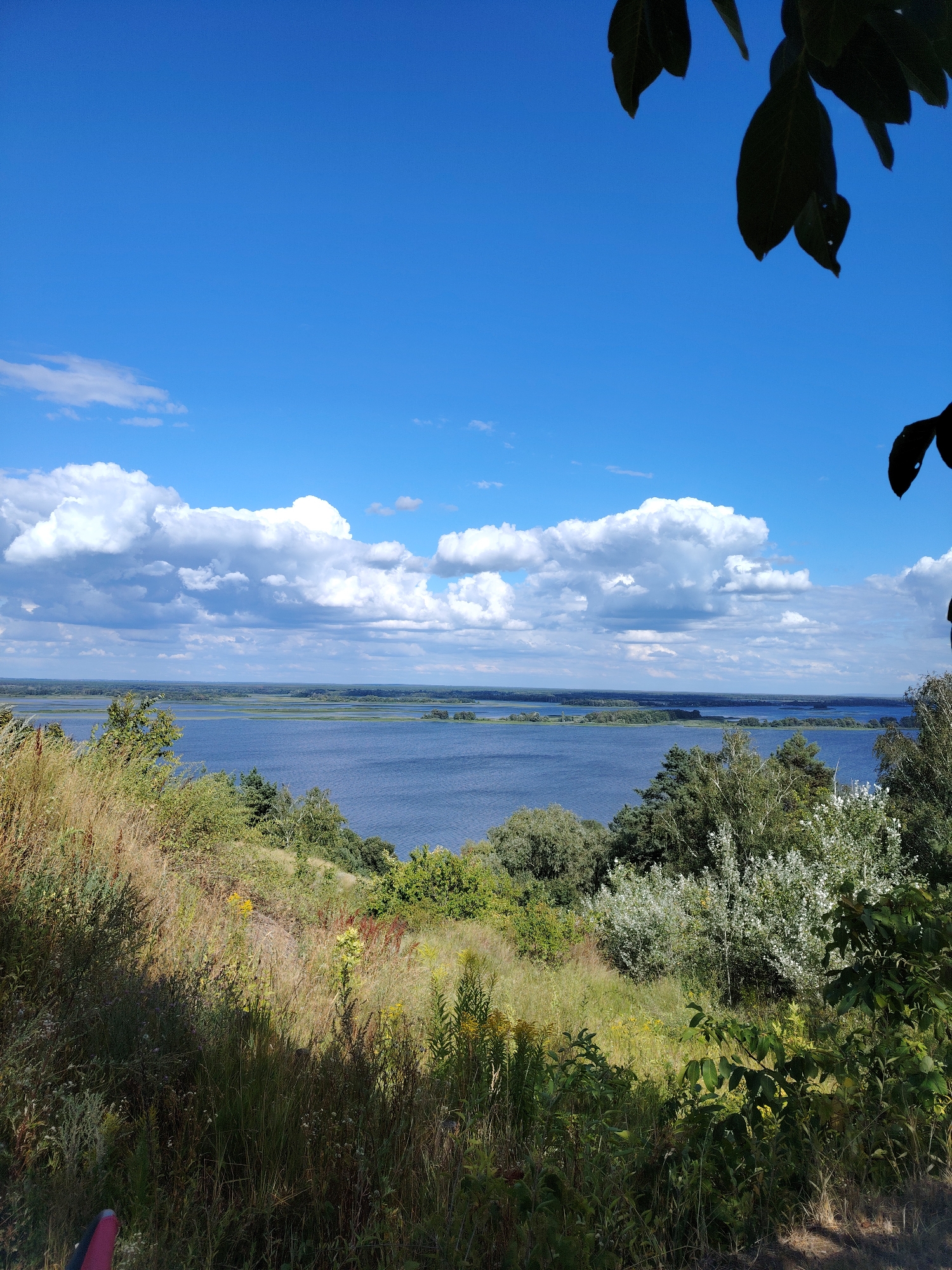 Lazy afternoon by the water in Staiky, Ukraine