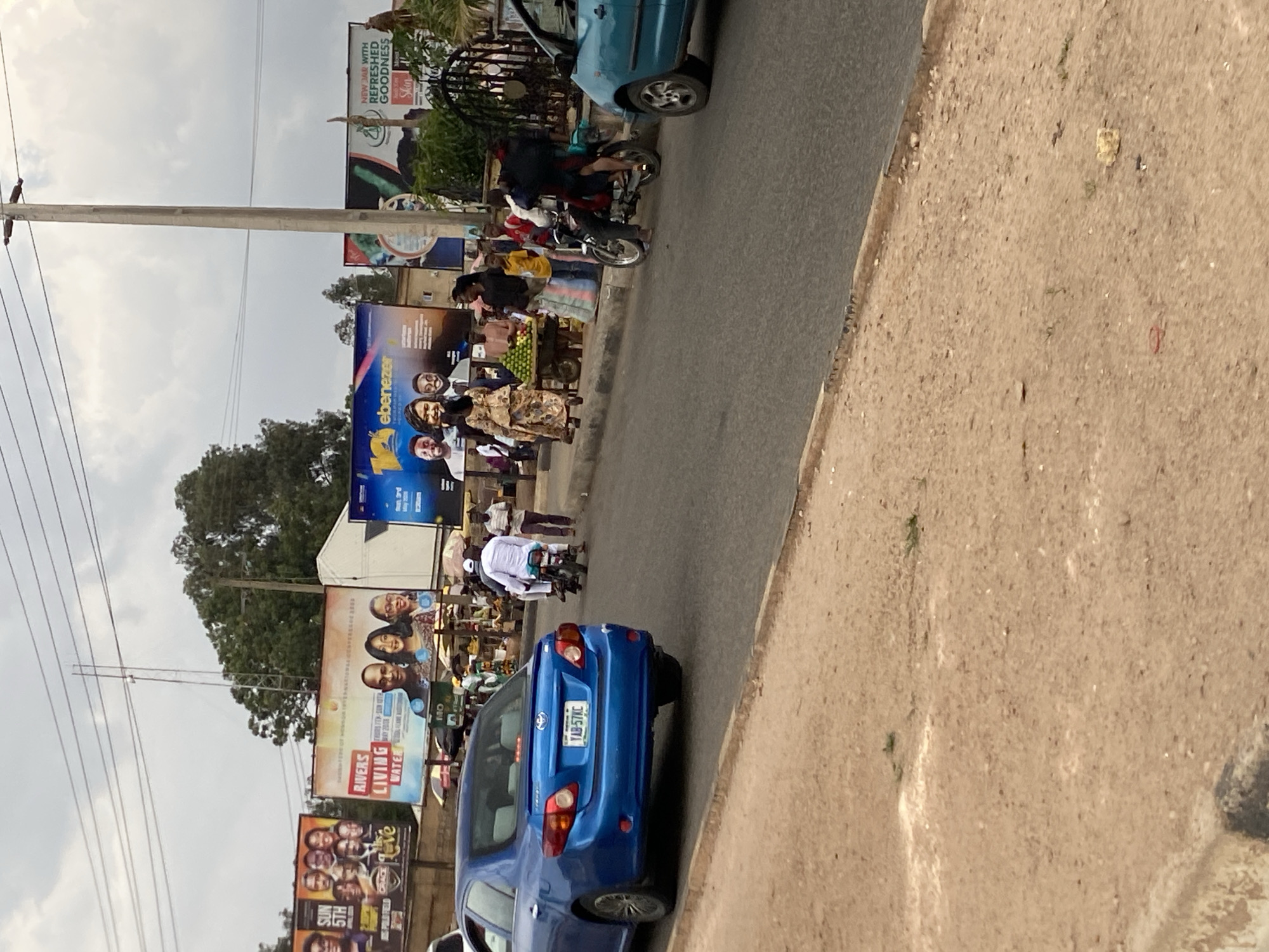Ordinary street life documented in Gura Top, Nigeria