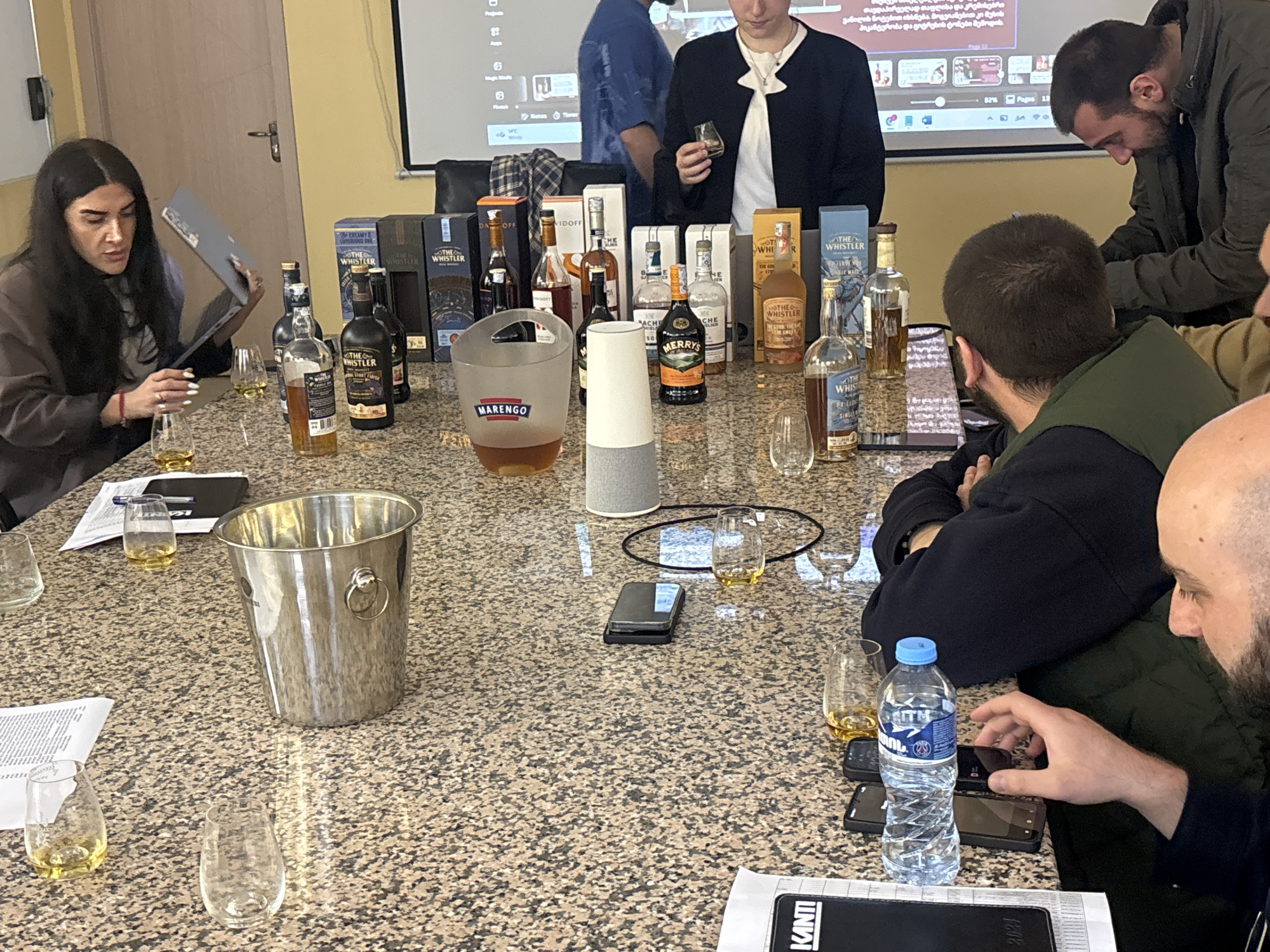 Spirits tasting seminar held in Tbilisi conference room