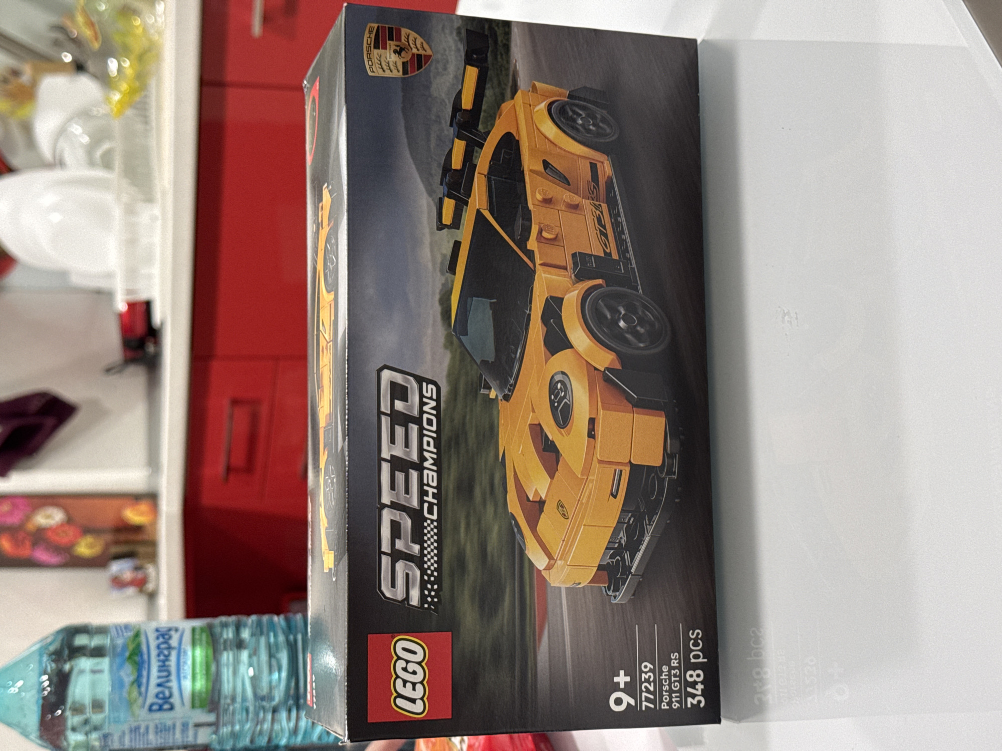 Lego Porsche model assembled in Haskovo evening documentation