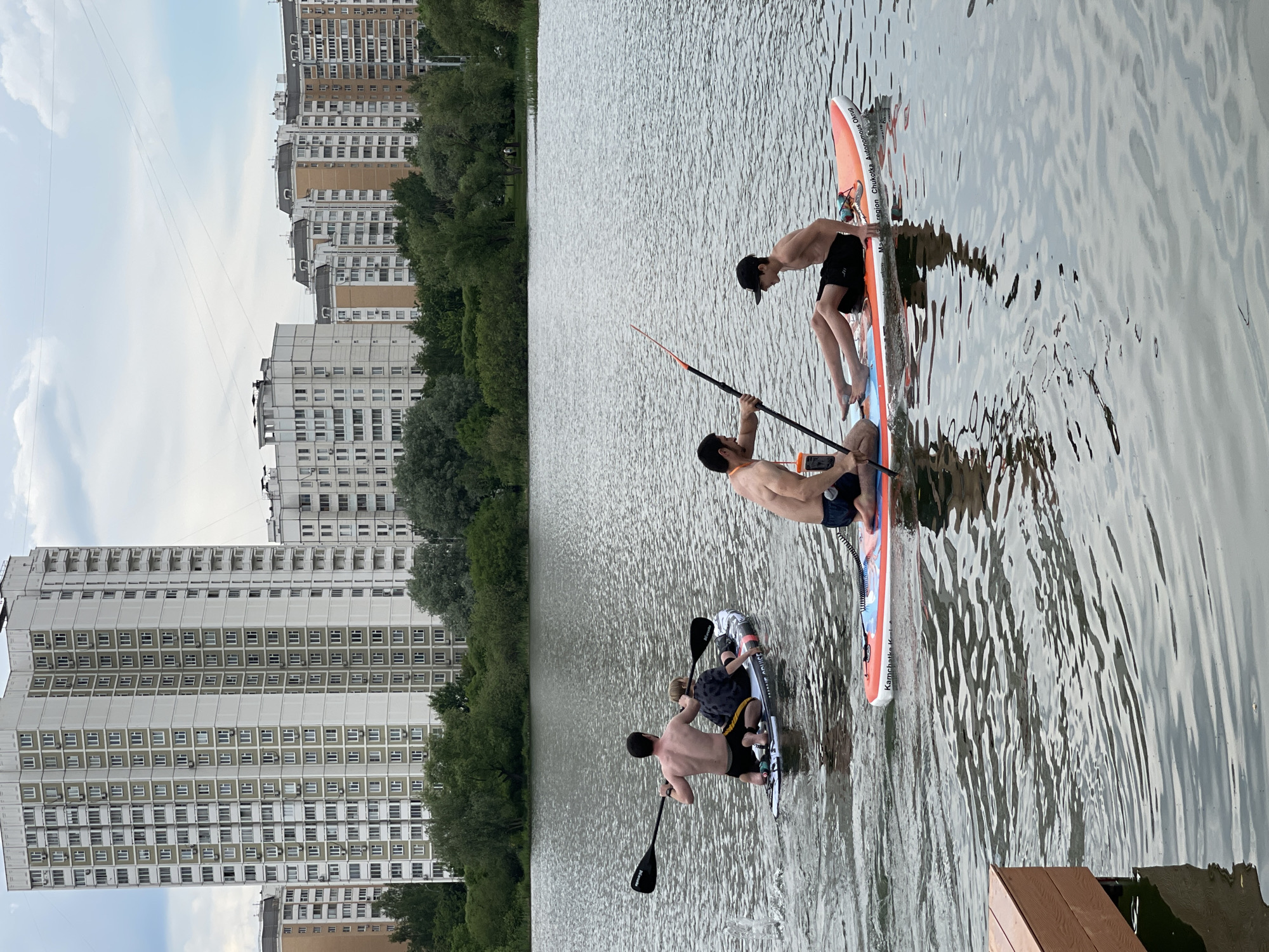 Summer Recreation Activities Across Moscow Waterfront and Parks