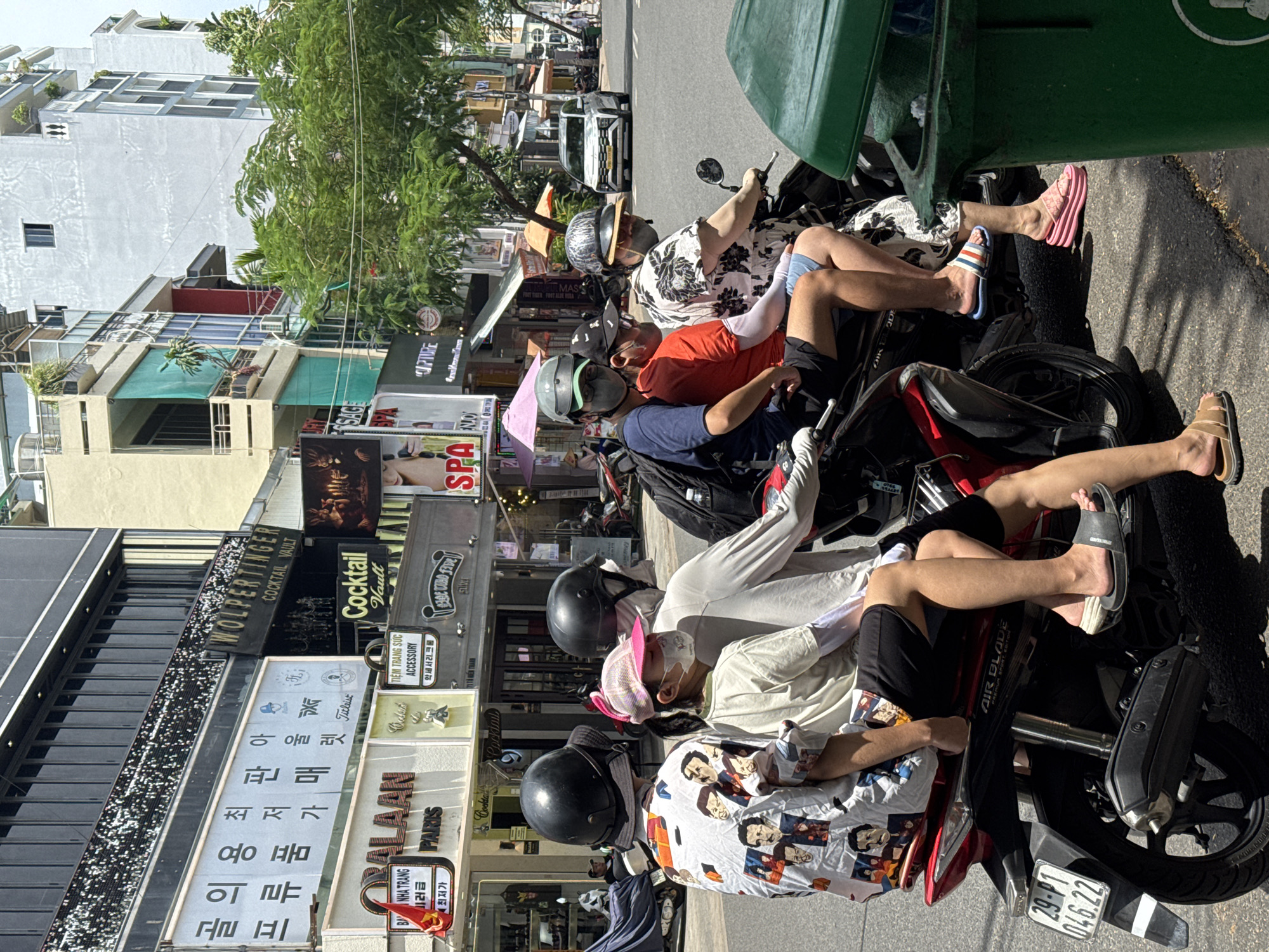 Morning street life across central Nha Trang, Vietnam