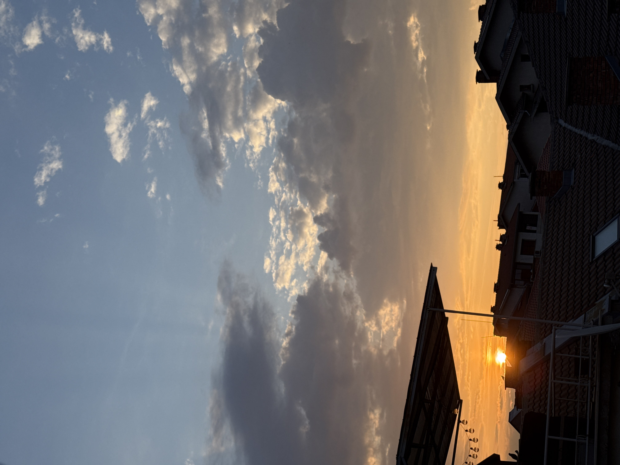 Dawn scenes and selfie captured in Pleven, Bulgaria