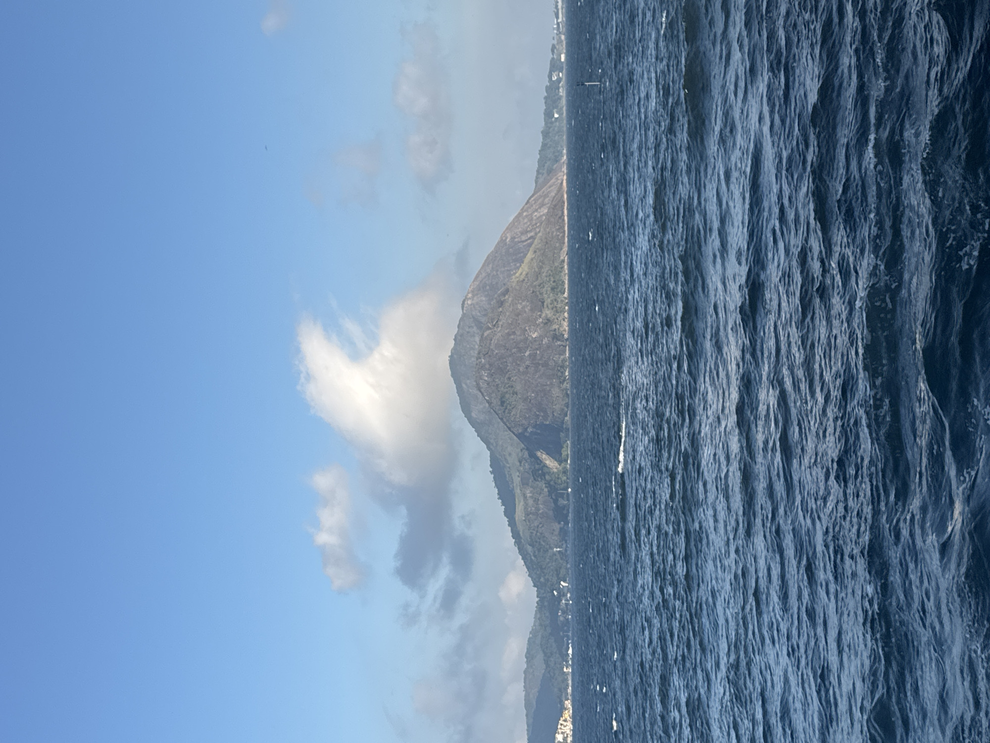 Niterói's rugged coastline where rocks meet the Atlantic