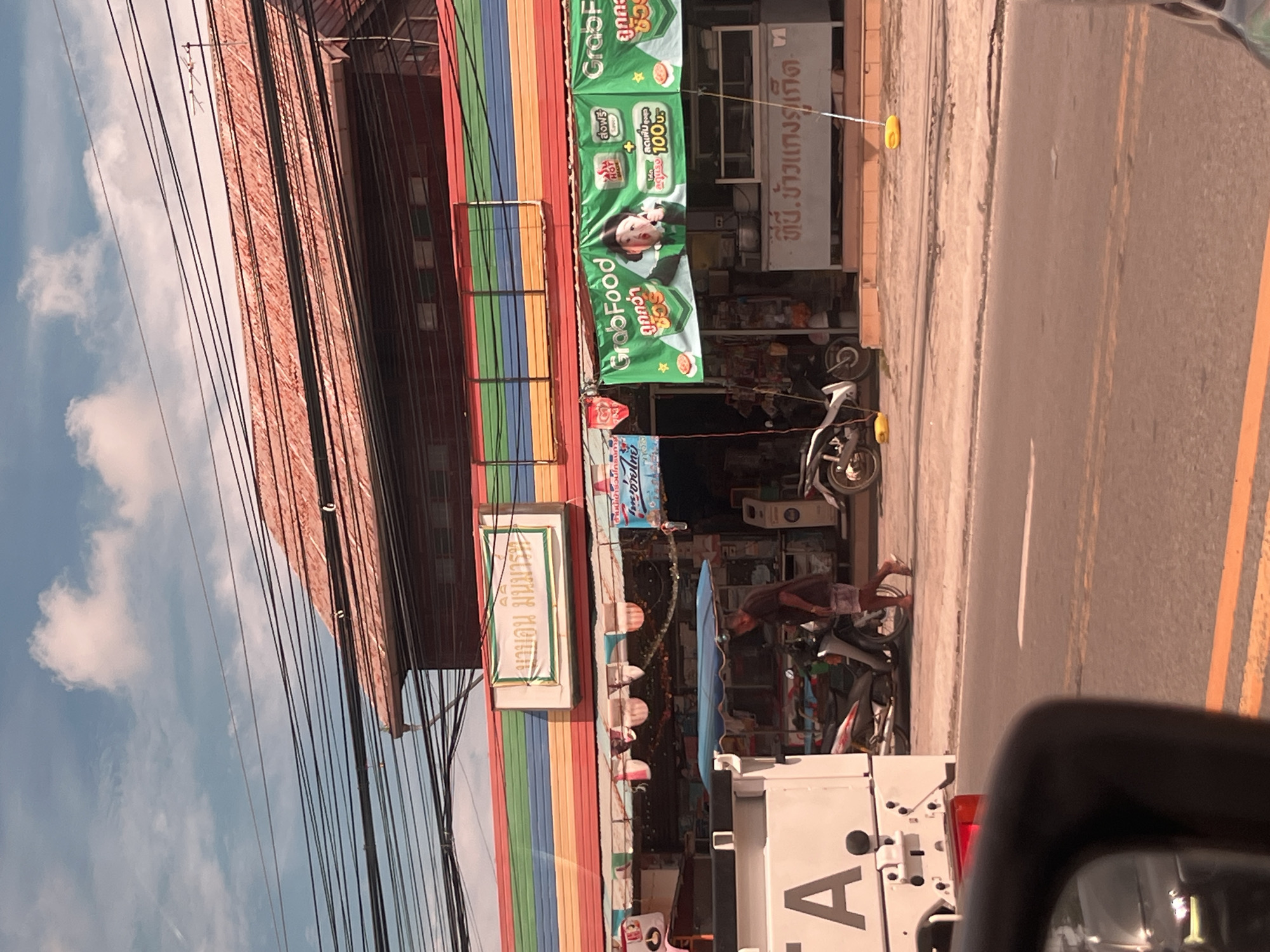 Early morning street scenes documented in Chalong, Thailand