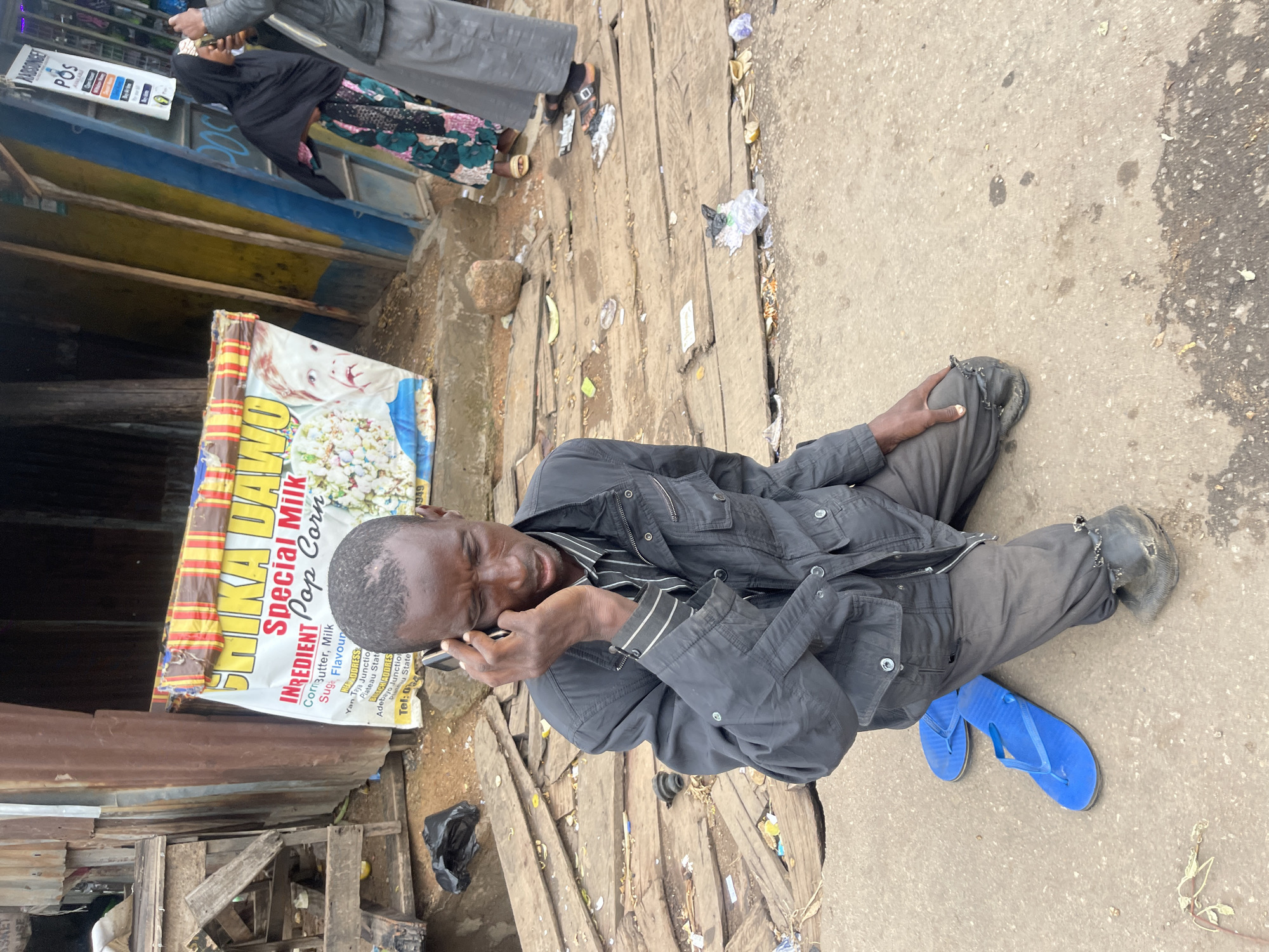 Street life and market activity across central Jos, Nigeria