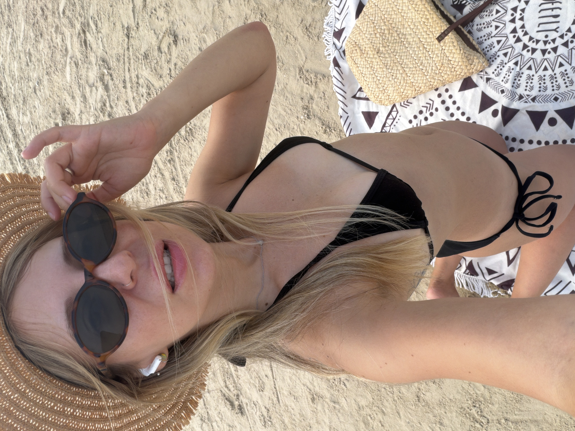 Relaxed beach day on the Bat Yam shoreline