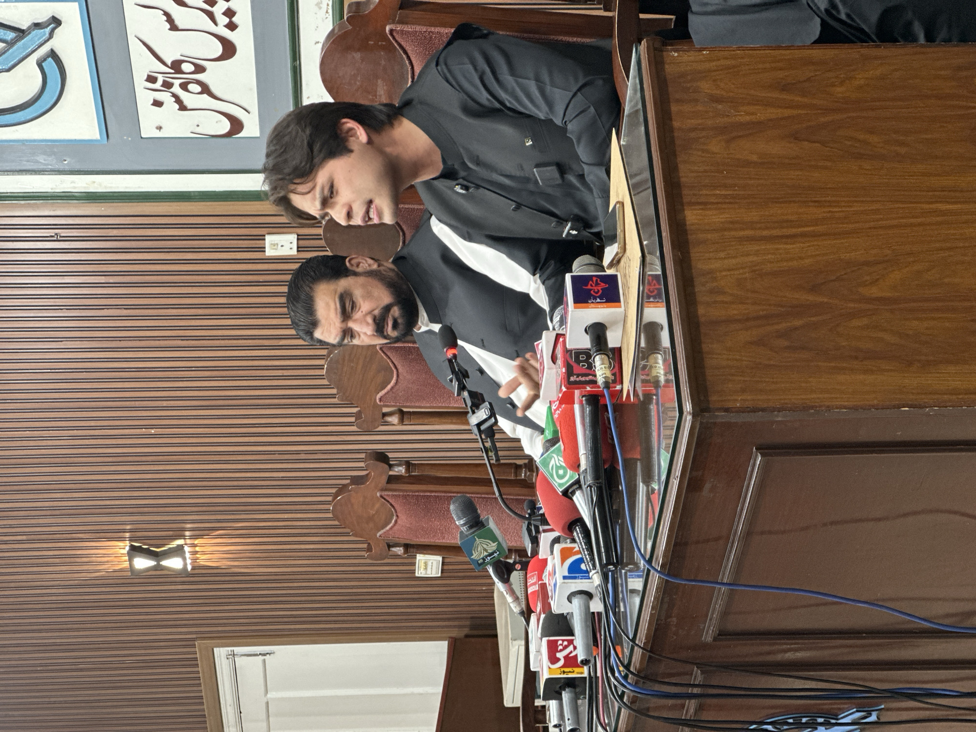 Press conference held at Quetta Press Club with Pakistani media