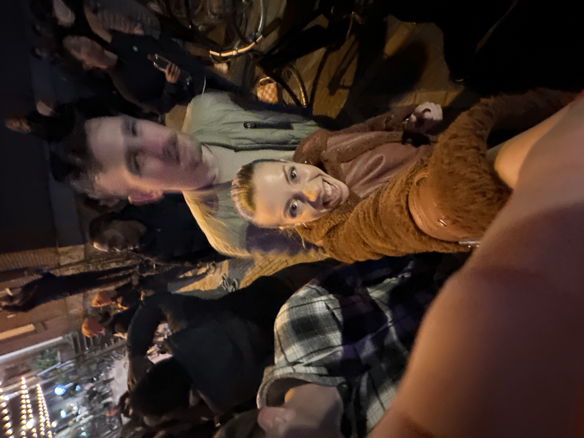 Street drummers draw crowds in Amsterdam nighttime performance