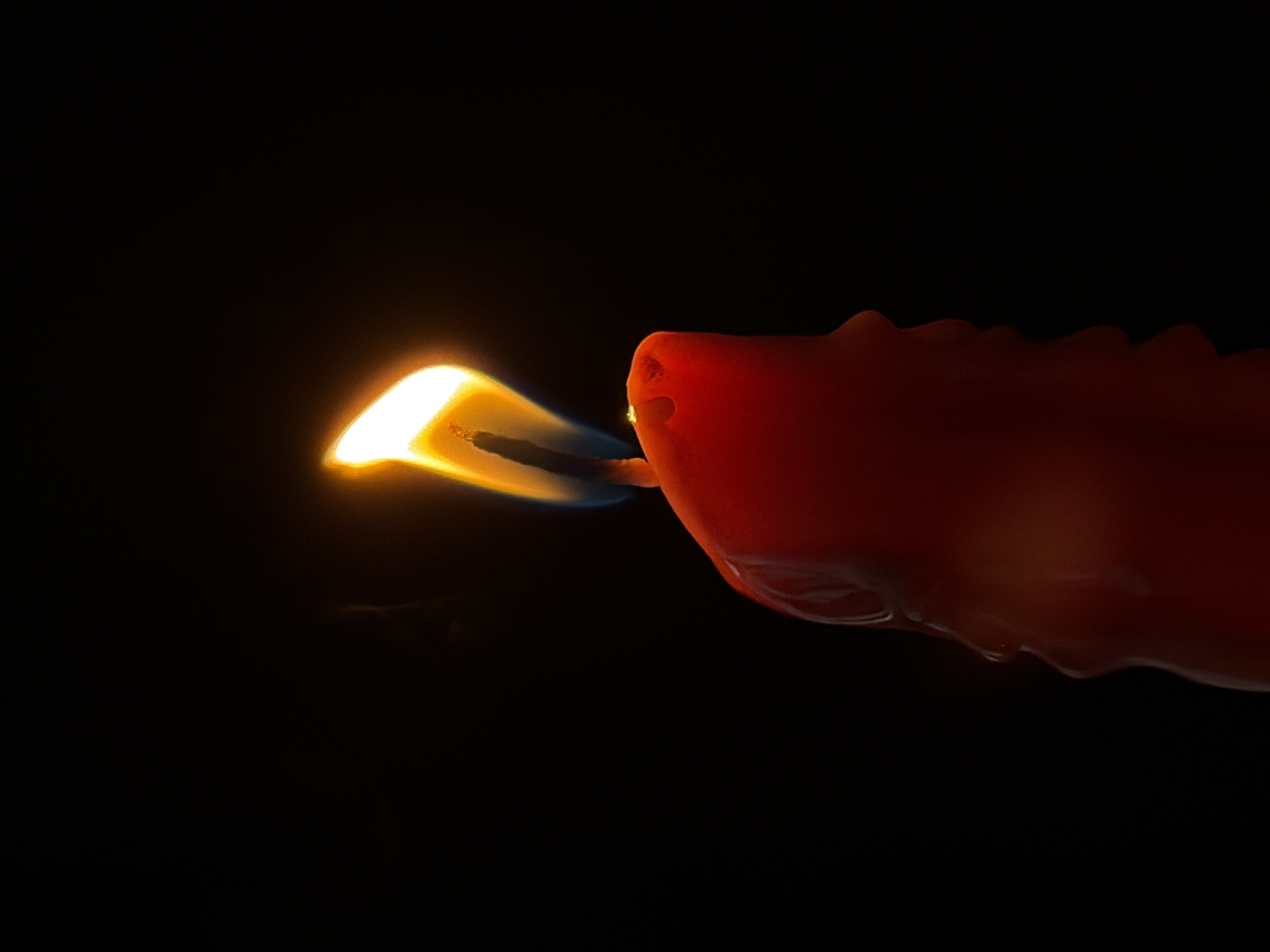 Dark red still life shoot: skulls, candles, and jeweled props