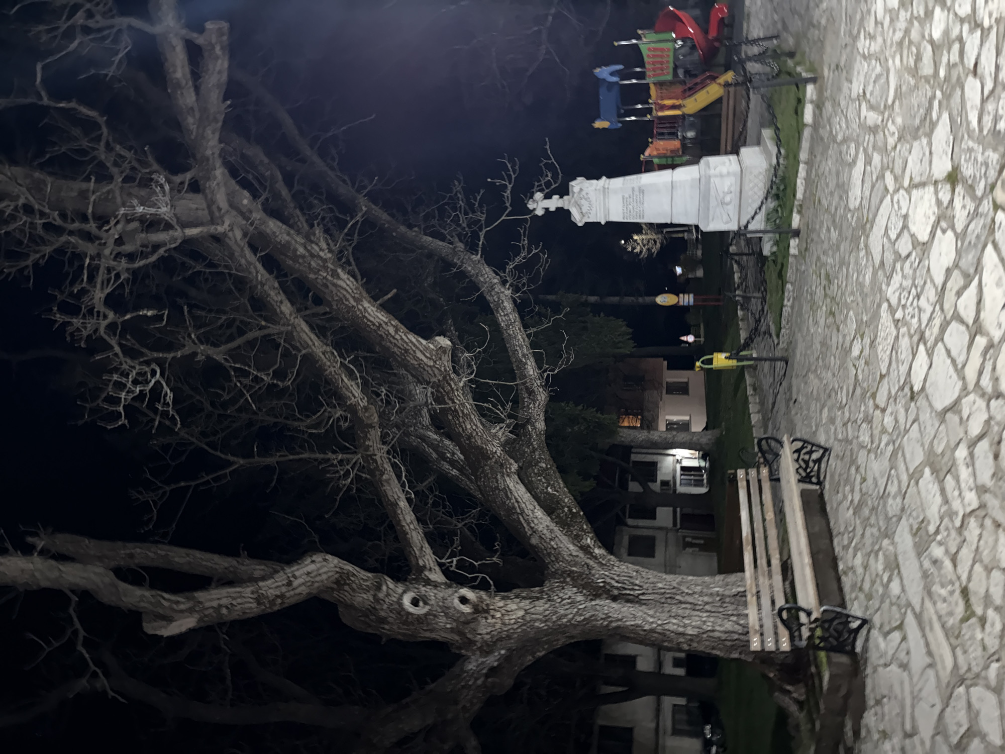 Evening stroll documented in Razlog, Bulgaria with dog and springtime scenes