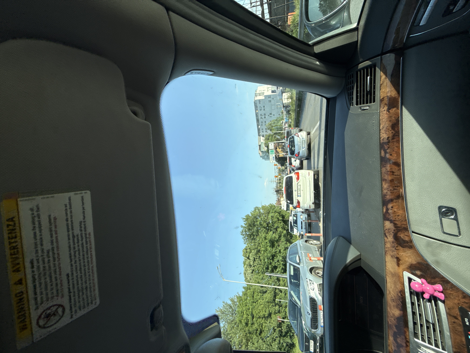 Early morning traffic congestion observed in Sofia, Bulgaria
