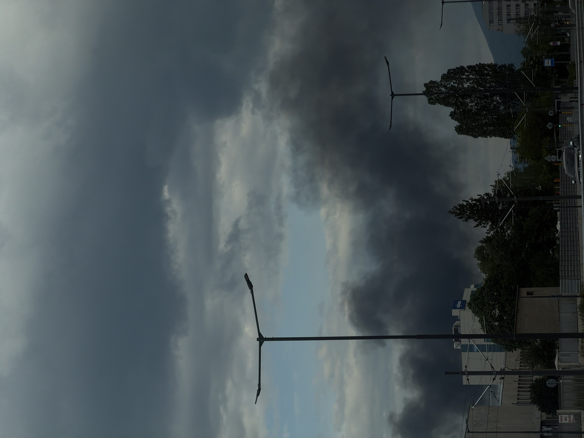Storm clouds gather over Sofia streets