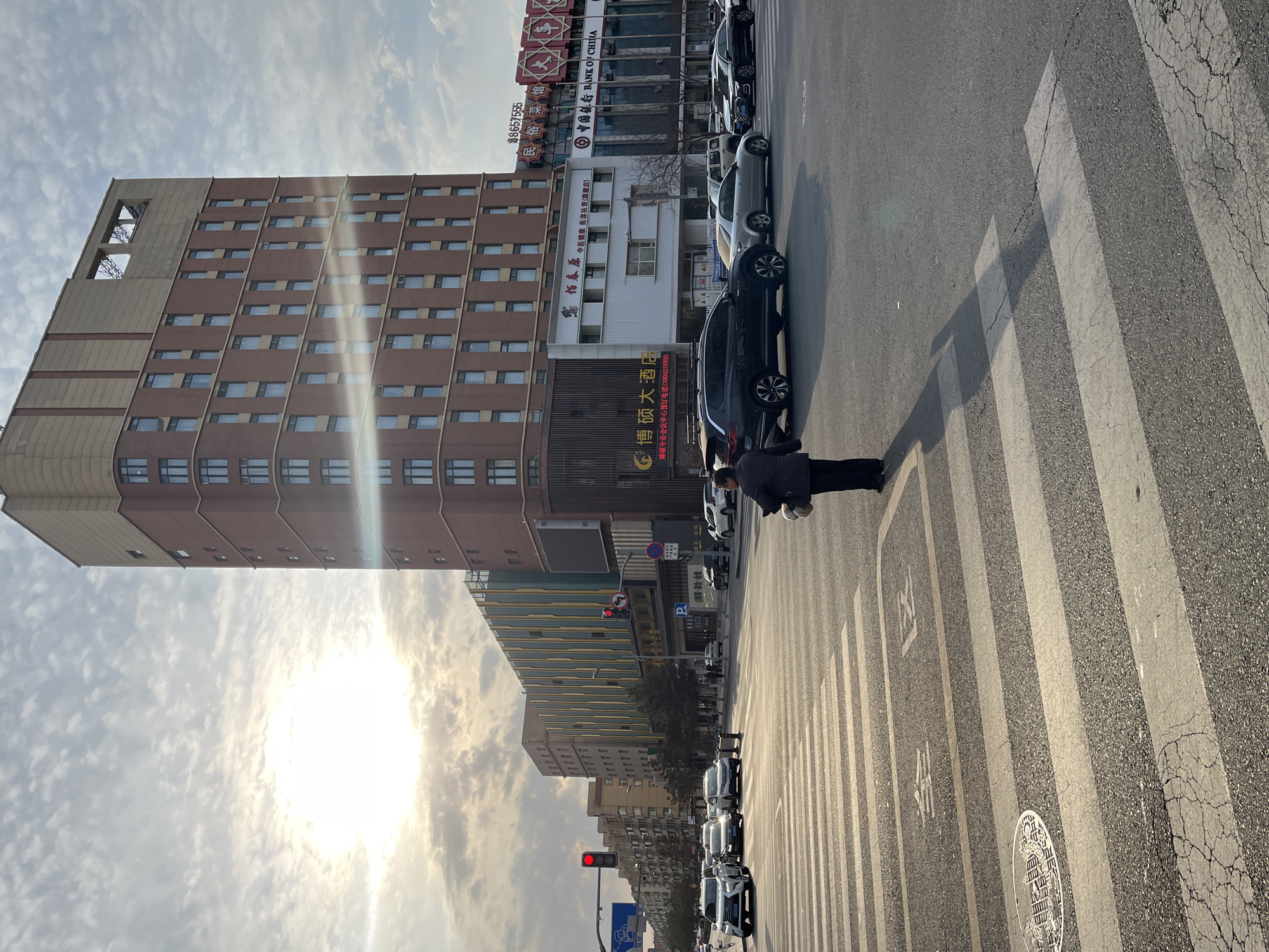 Evening street scenes captured across Changchun City, China