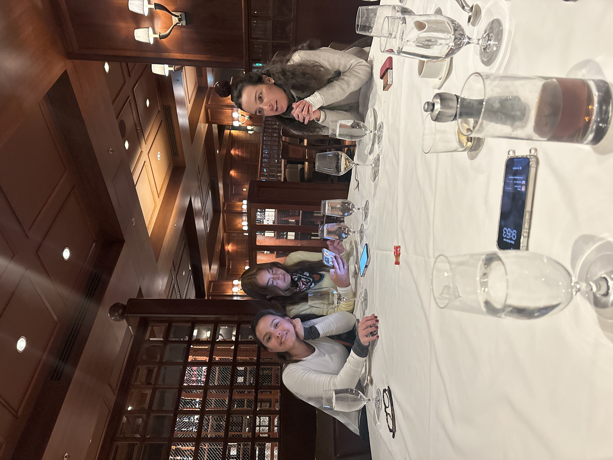 Three women dining at Whistler restaurant