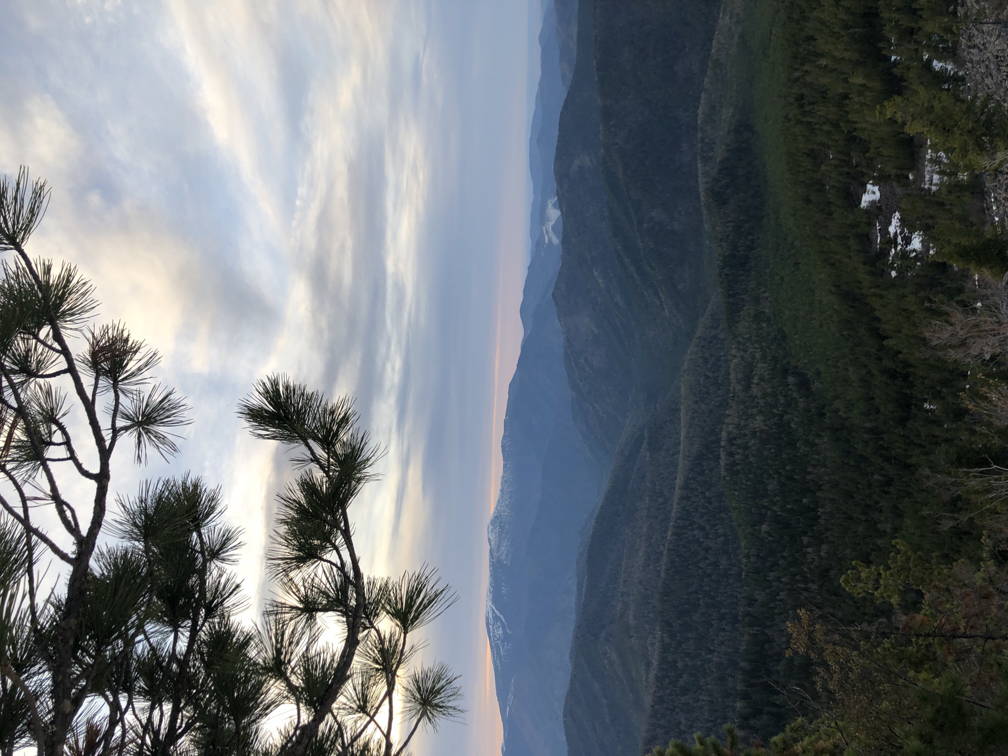 Mountain landscape documented near Sizaya, Russia