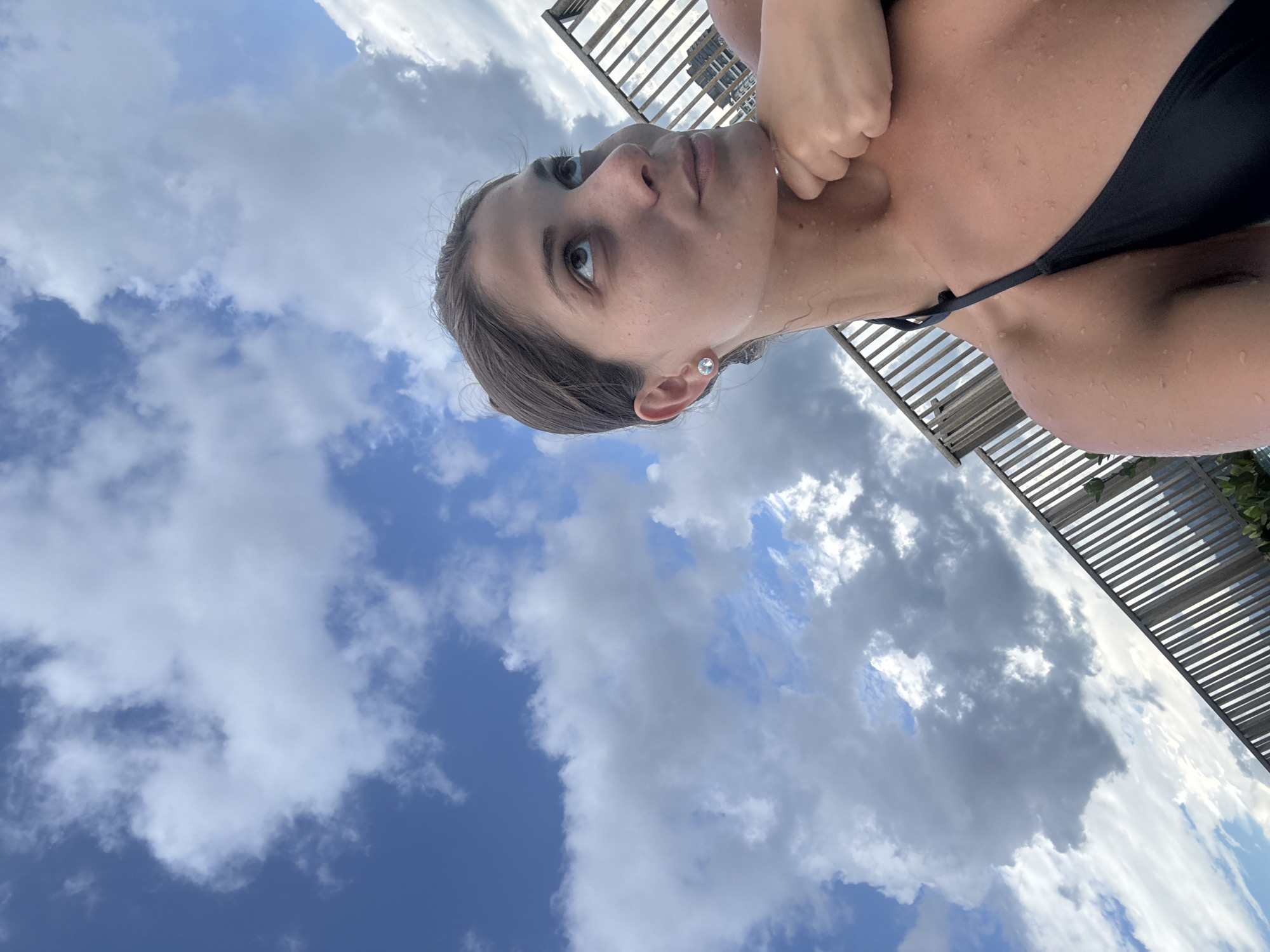Woman in bikini spotted under shelter in Kuala Lumpur
