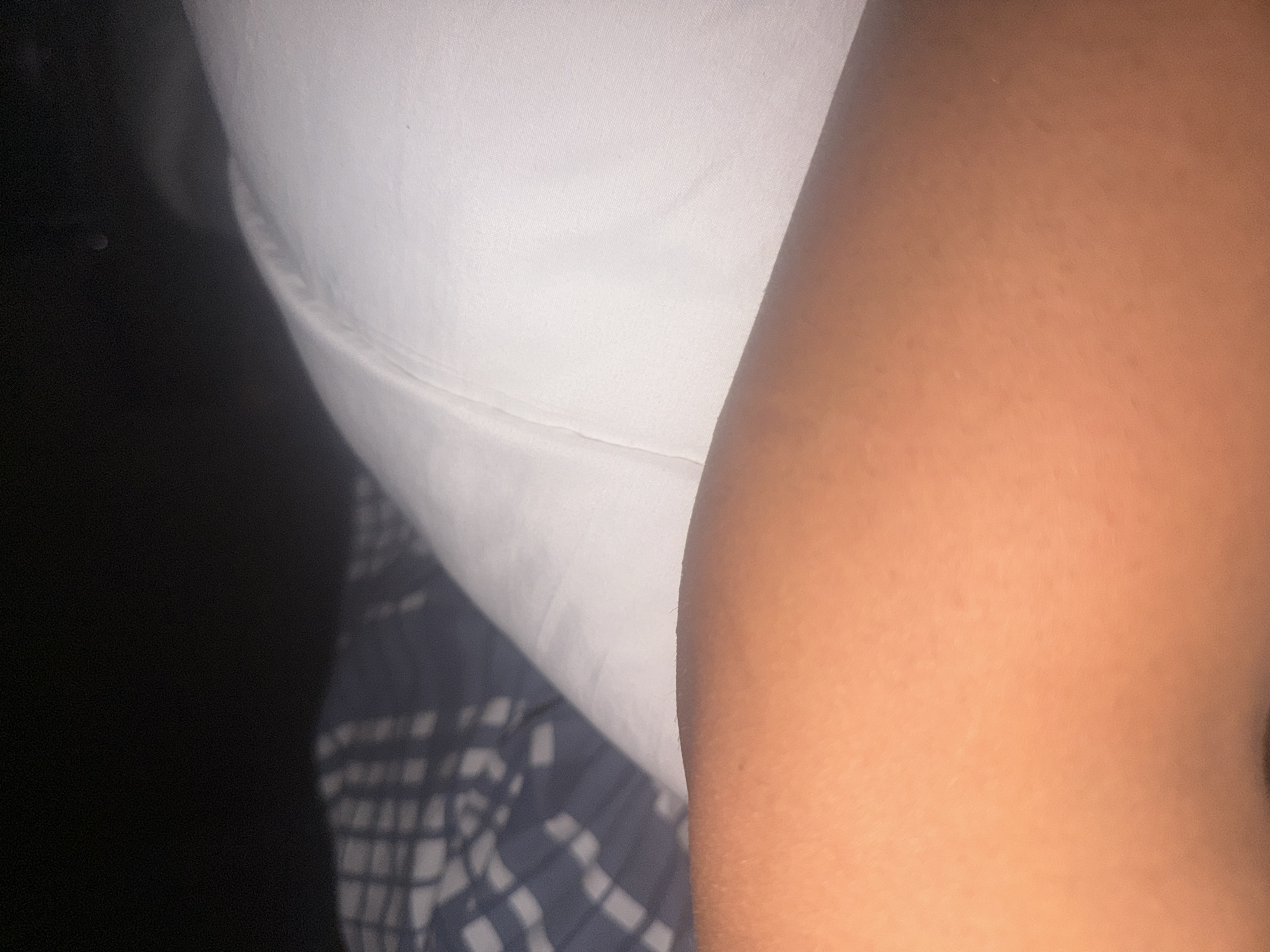 Person documented using smartphone apps in bed during evening